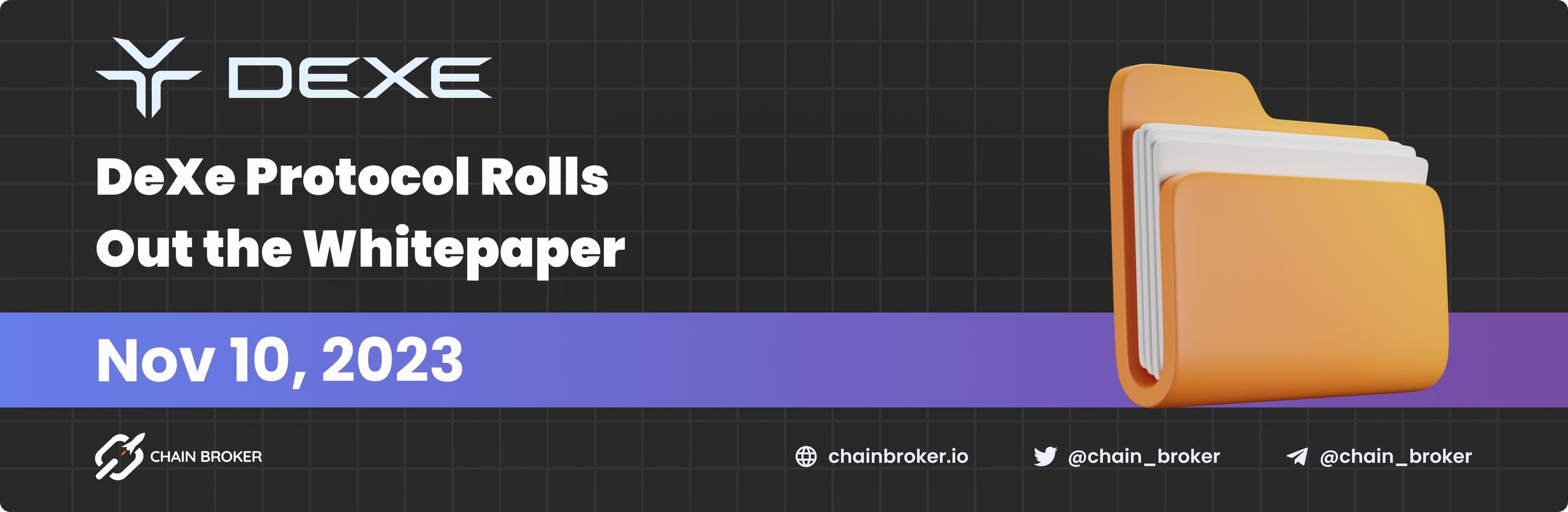 DeXe Protocol Rolls Out The Whitepaper