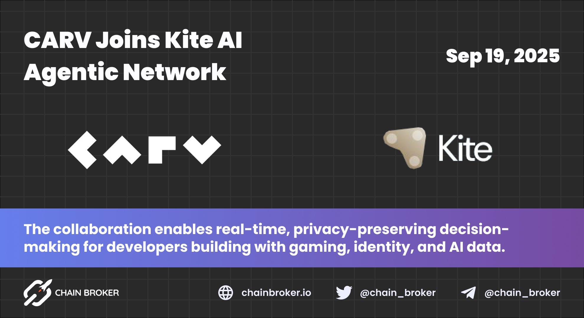CARV Joins Kite AI Agentic Network