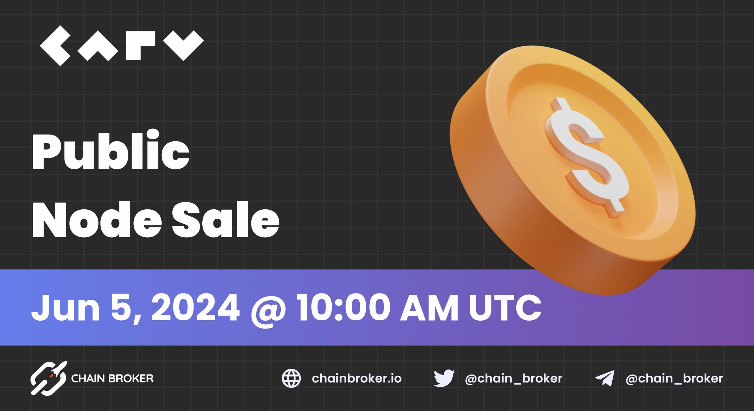 CARV Public Node Sale Goes Live