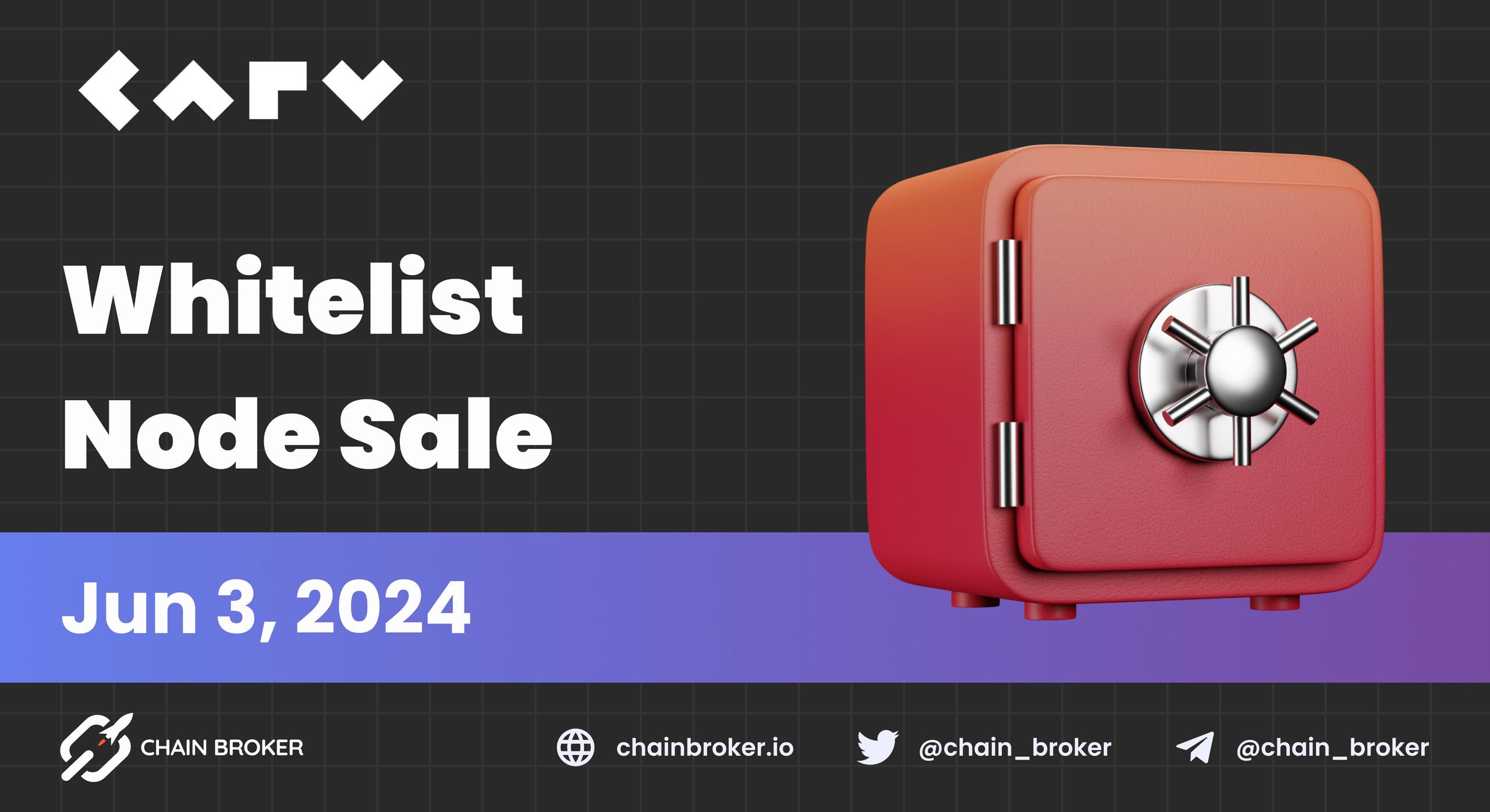 CARV Whitelist Node Sale Goes Live