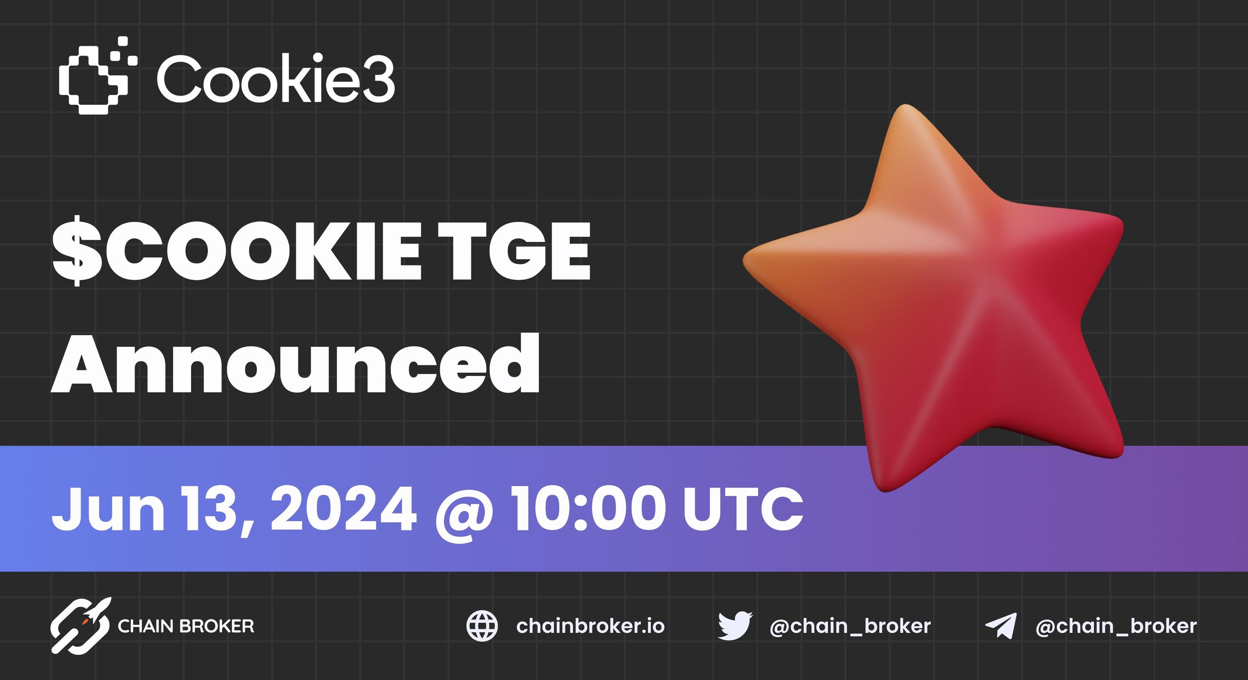 Cookie3 TGE Date Unveiled