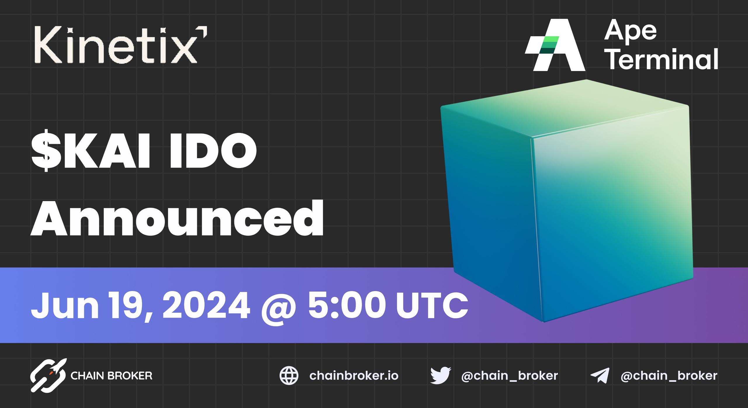 $KAI IDO on Ape Terminal Announced