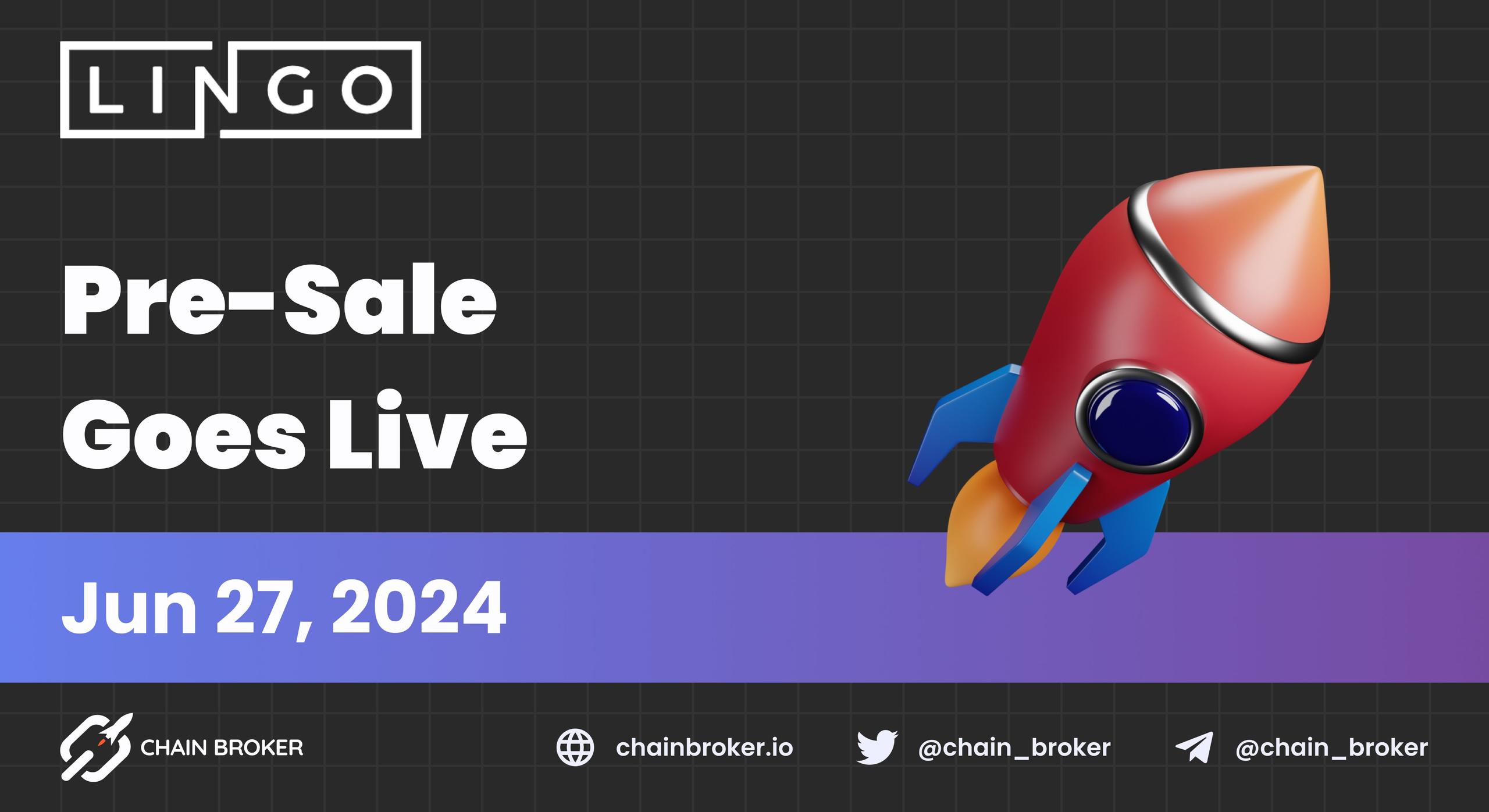 Lingo Pre-Sale Goes Live