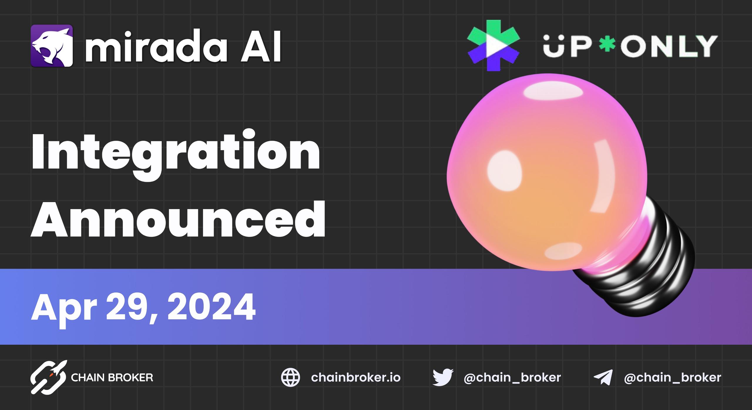 Mirada AI Integrates with UpOnly