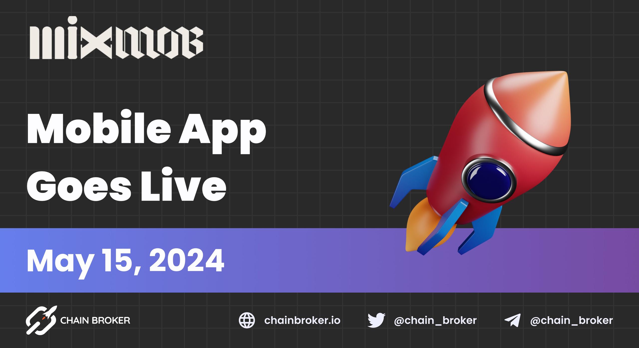 MixMob Mobile App Goes Live