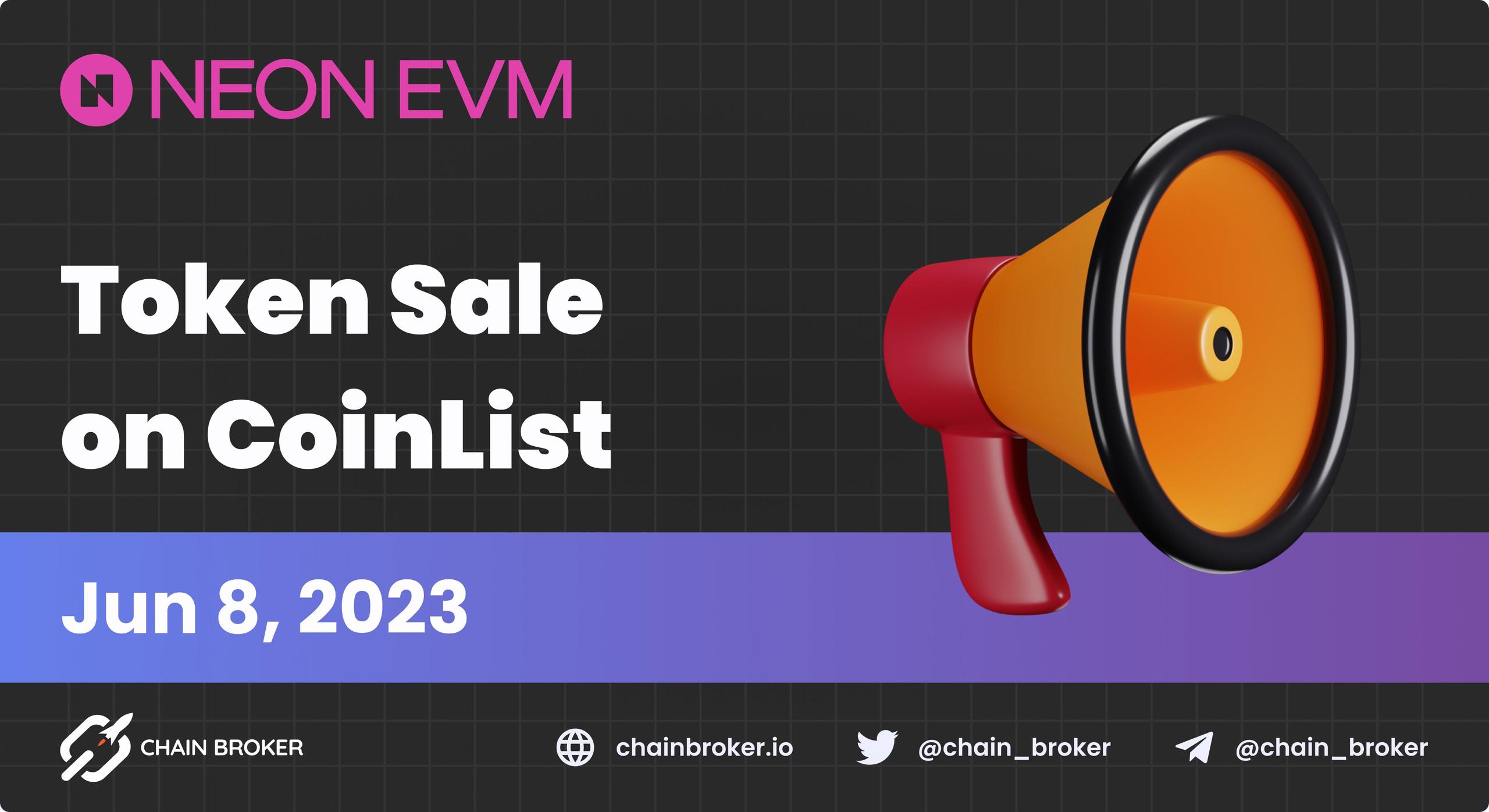 Neon EVM Token Sale on CoinList