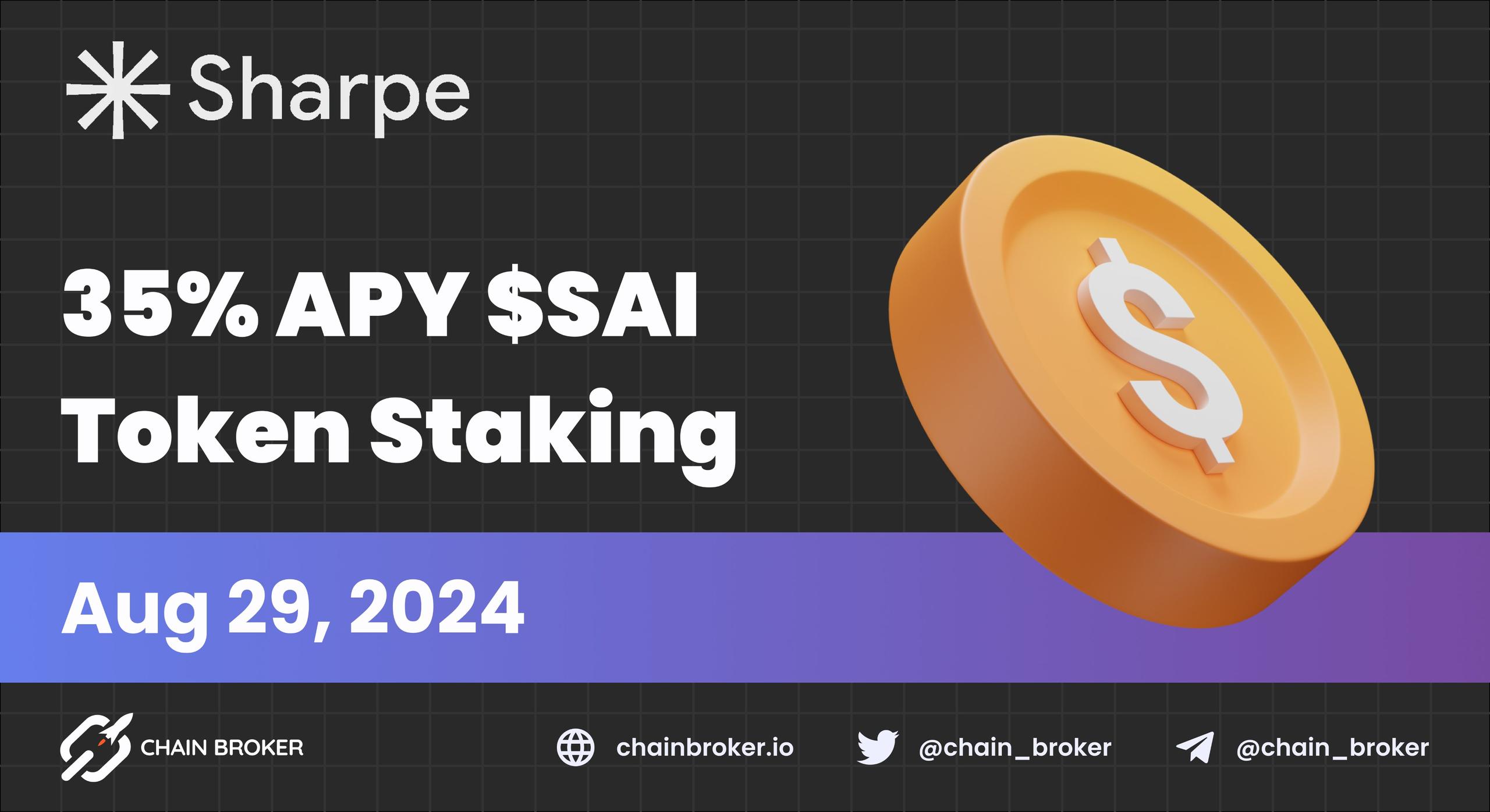 Sharpe AI Launches $SAI Staking