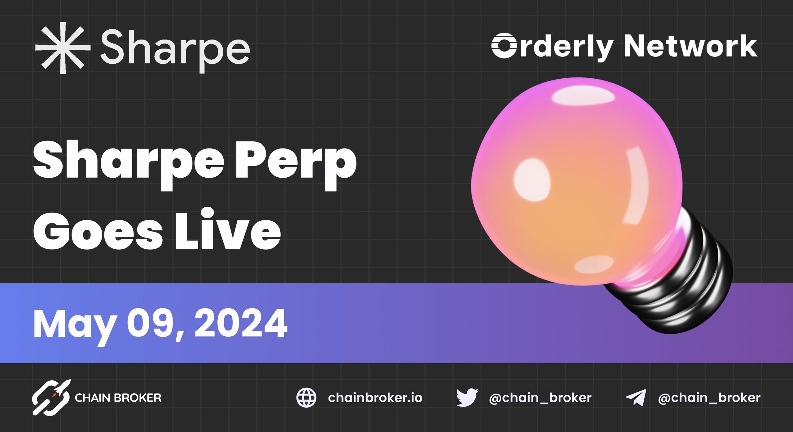 Sharpe Perp DEX is now Live