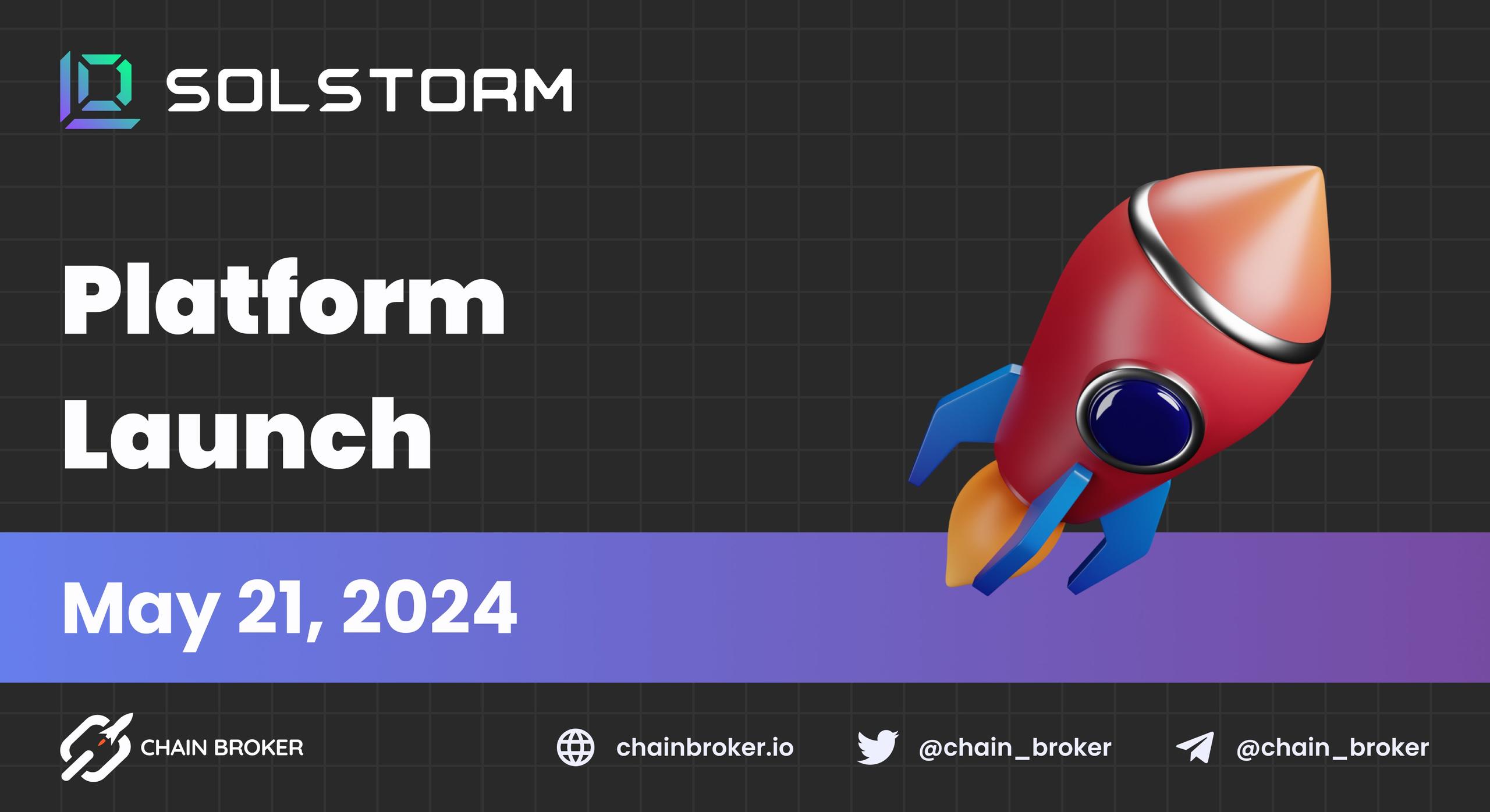 SolStorm's Platform Goes Live