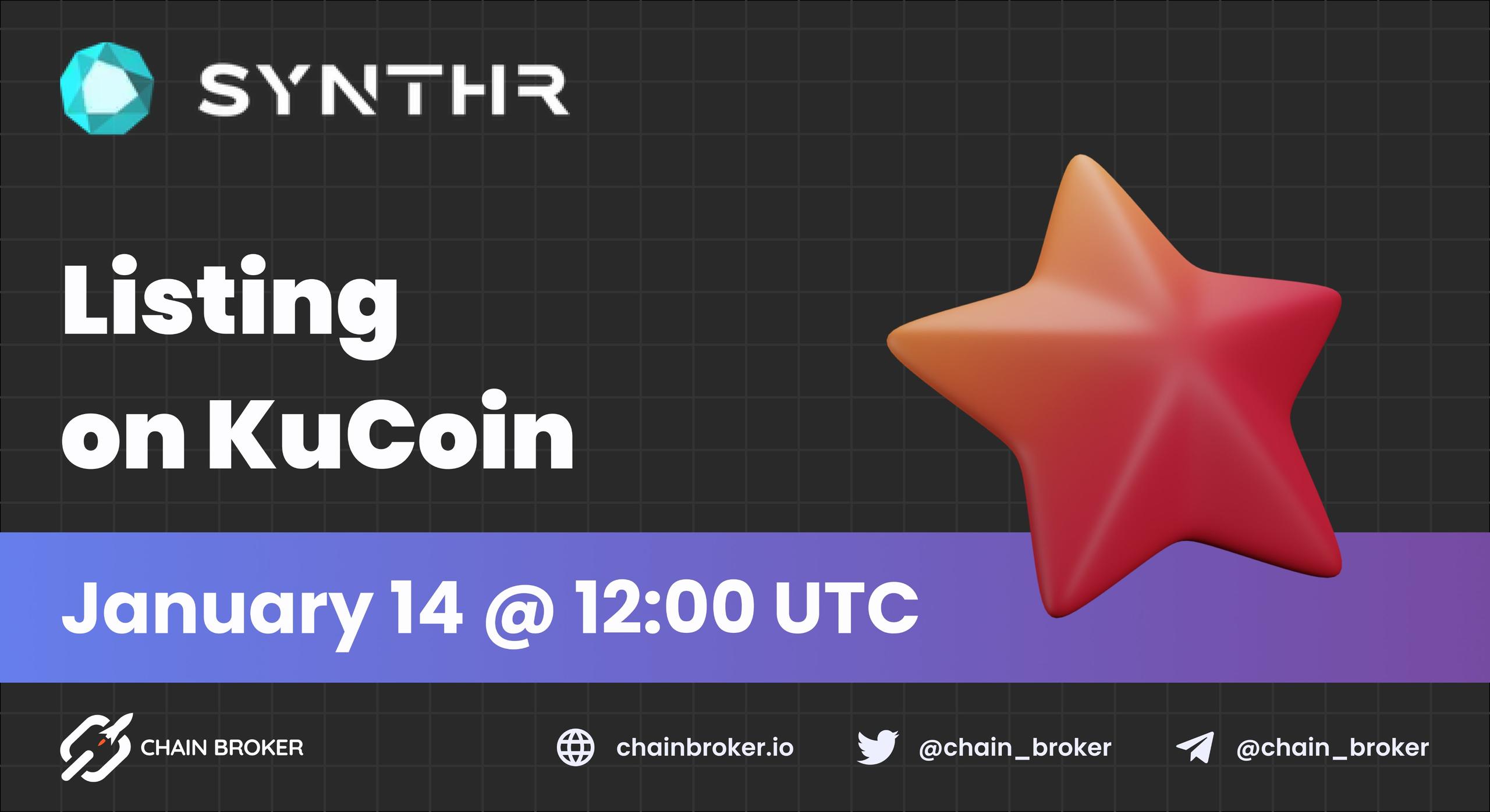 SYNTHR KuCoin Listing Announced