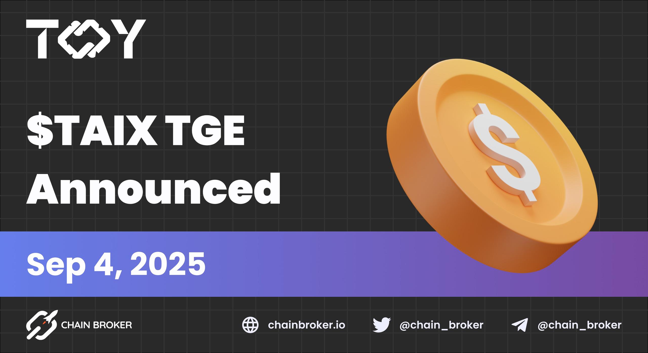 TAIX Token Generation Event Announced