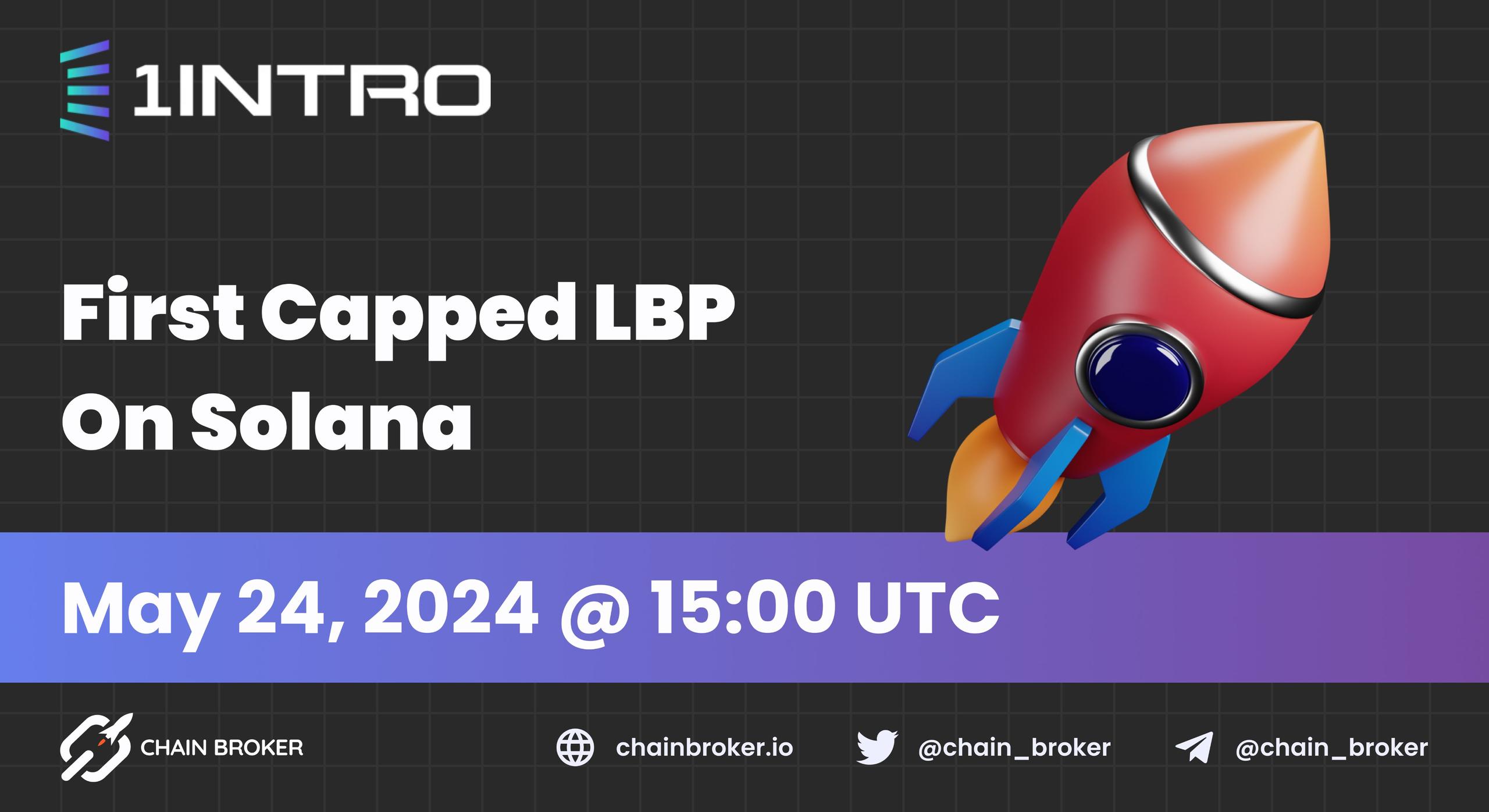 1intro Announces First-Ever Capped LBP on Solana 1intro Announces First-Ever Capped LBP on Solana