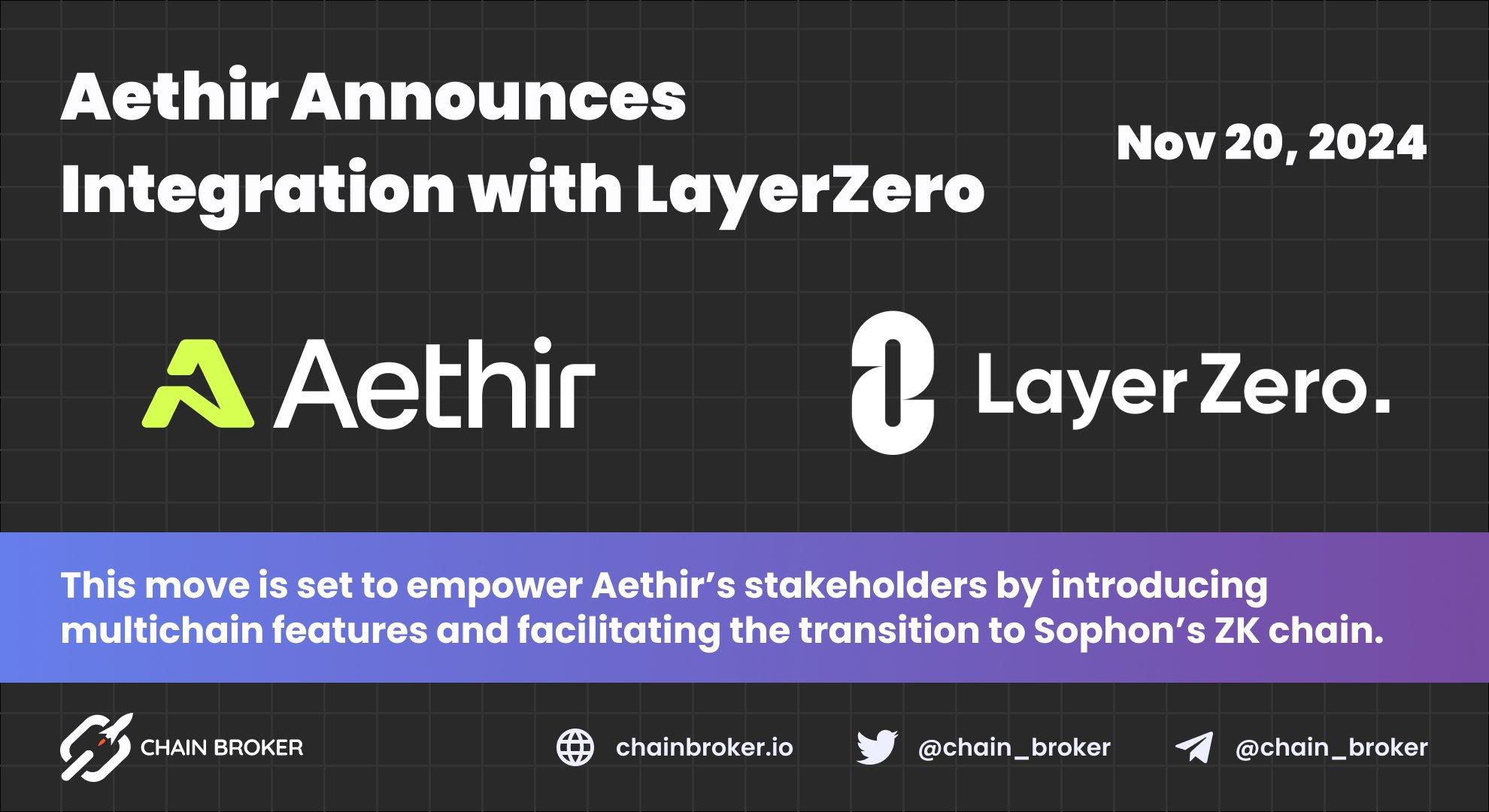 Aethir Integrates with LayerZero Aethir Integrates with LayerZero