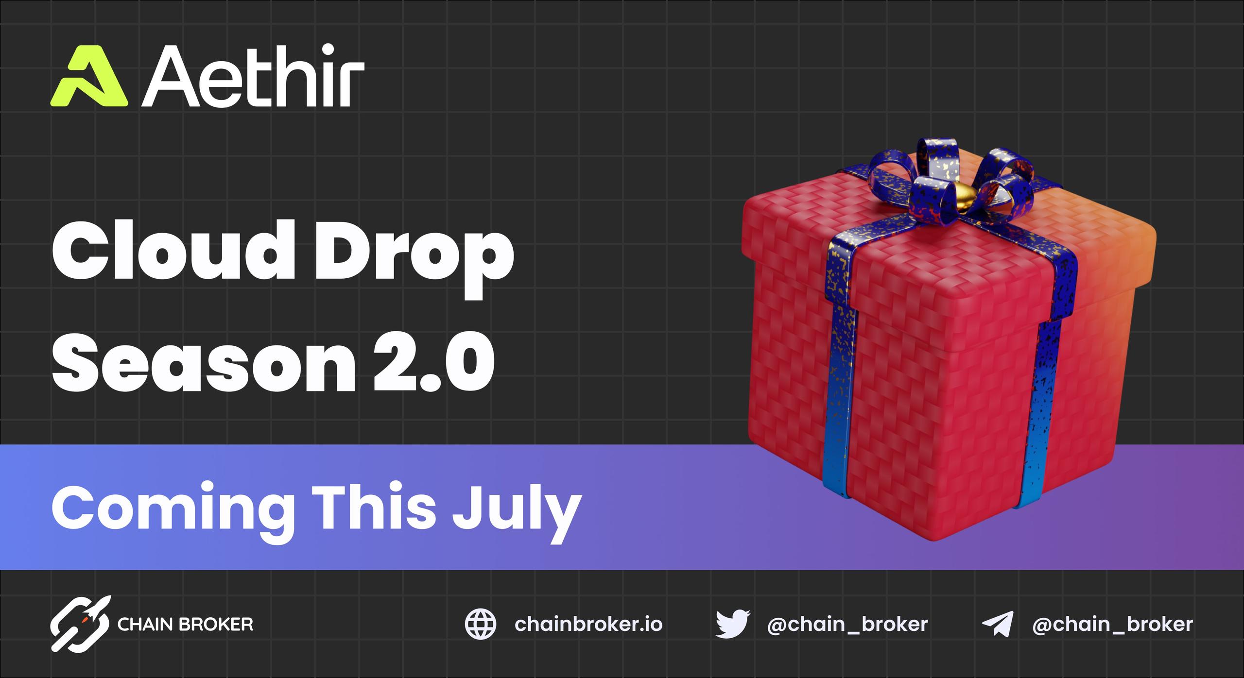 Aethir Launches Cloud Drop Season 2.0 Aethir Launches Cloud Drop Season 2.0