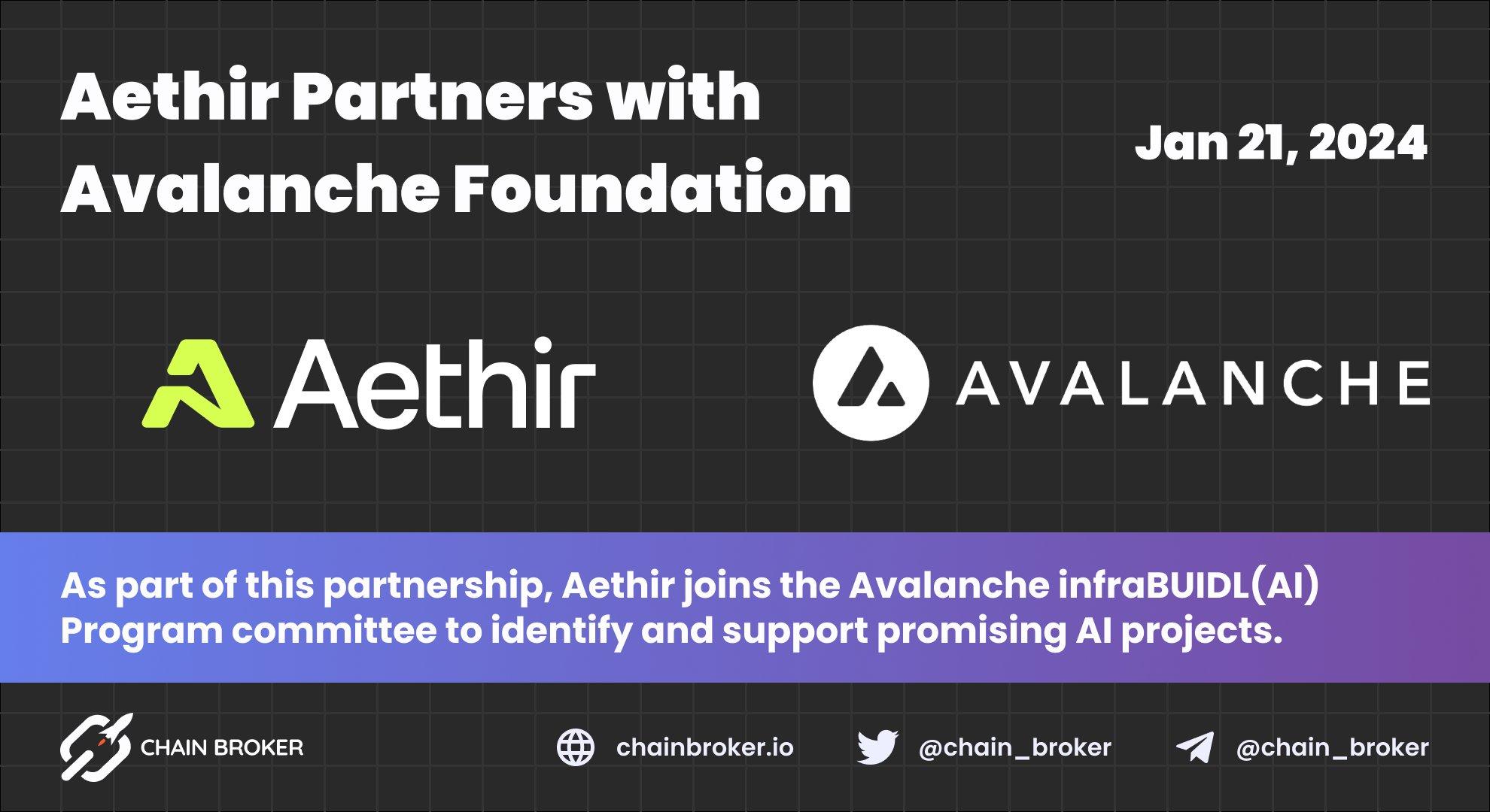Aethir Partners with Avalanche Foundation Aethir Partners with Avalanche Foundation