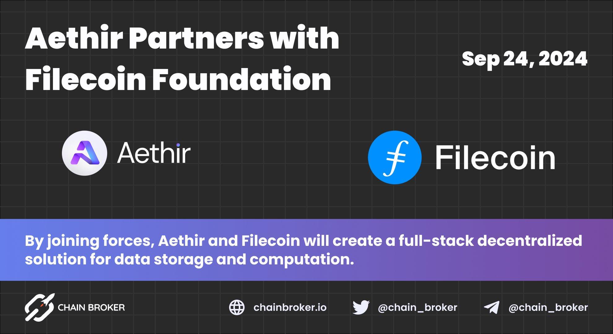 Aethir Partners with Filecoin Foundation Aethir Partners with Filecoin Foundation