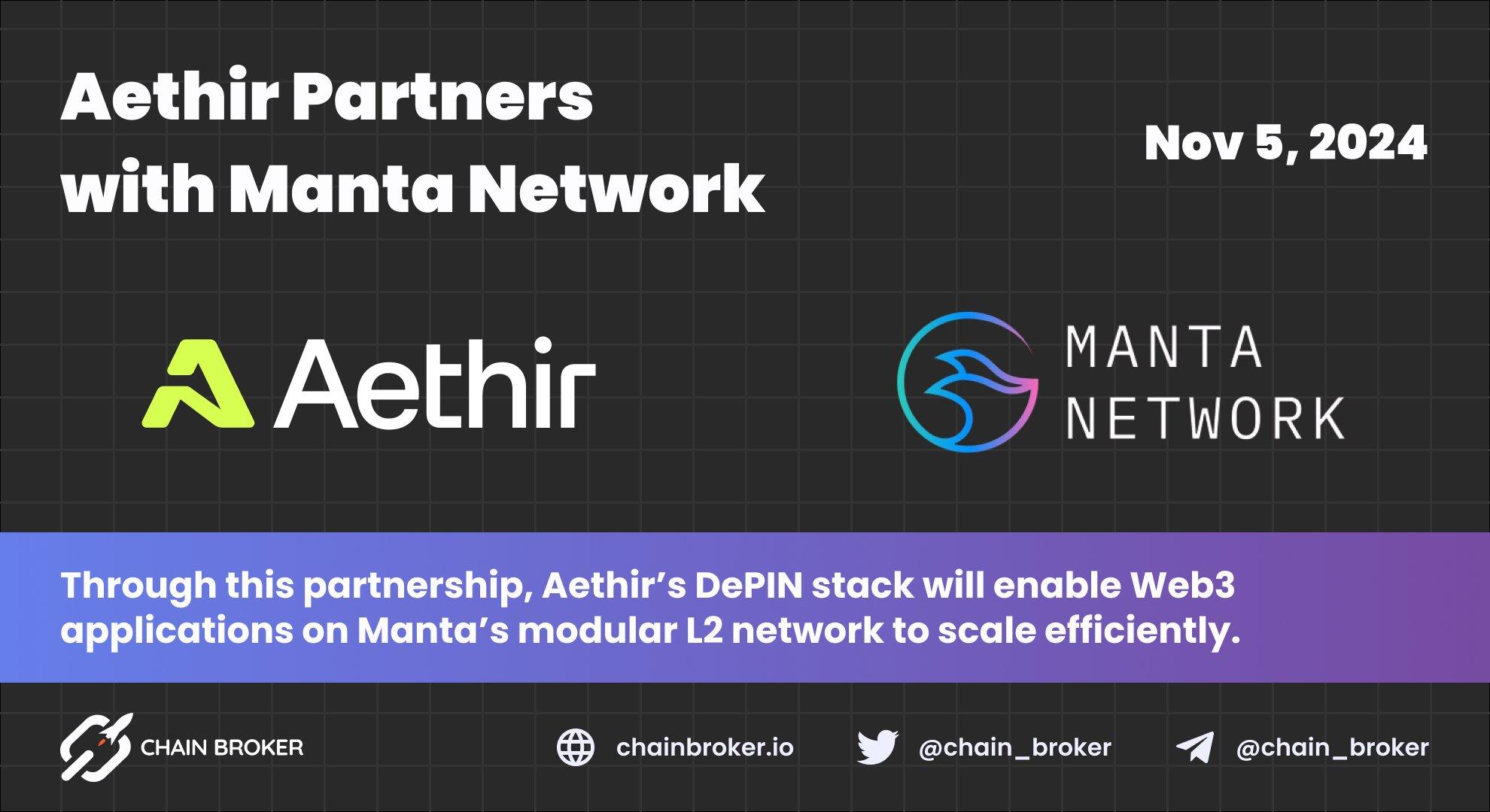 Aethir Partners with Manta Network Aethir Partners with Manta Network