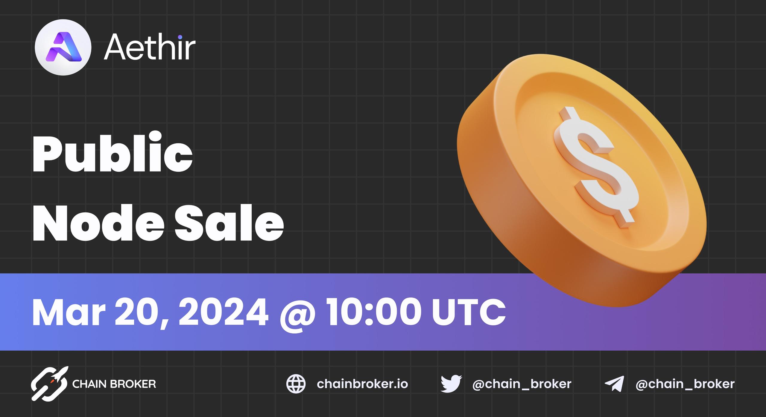 Aethir Public Sale takes place Tomorrow Aethir Public Sale takes place Tomorrow