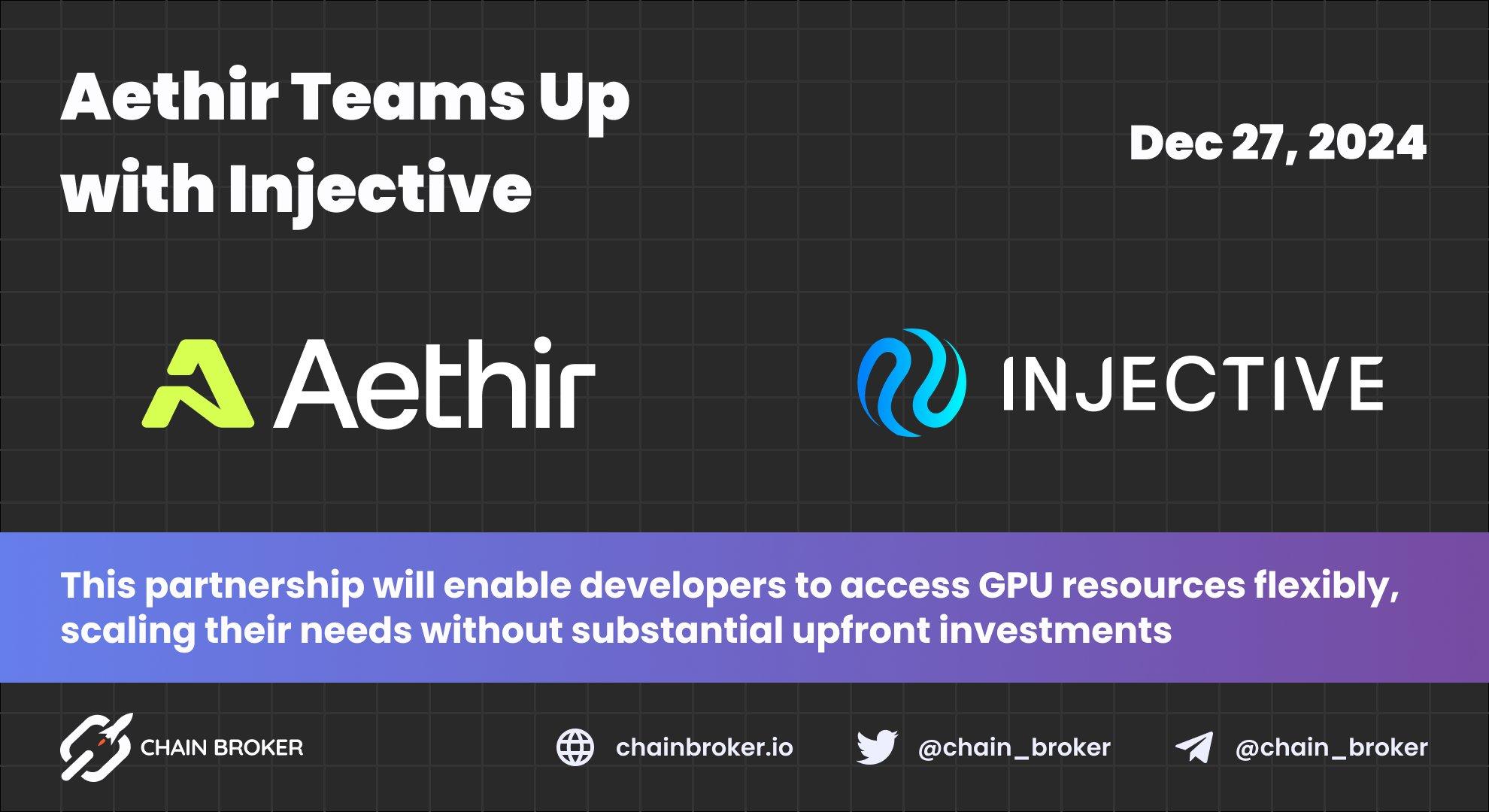 Aethir Teams Up with Injective Aethir Teams Up with Injective
