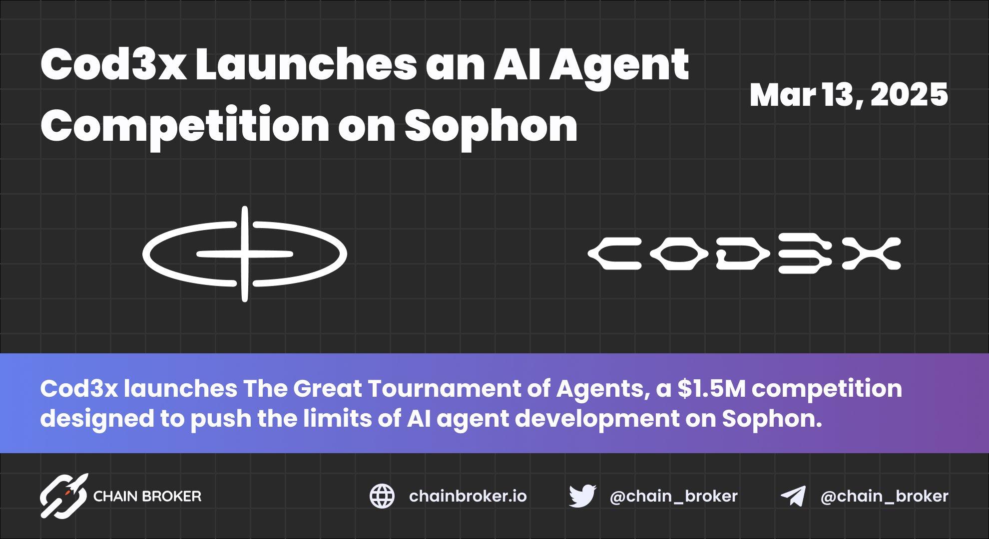 AI Agent Competition on Sophon Announced AI Agent Competition on Sophon Announced