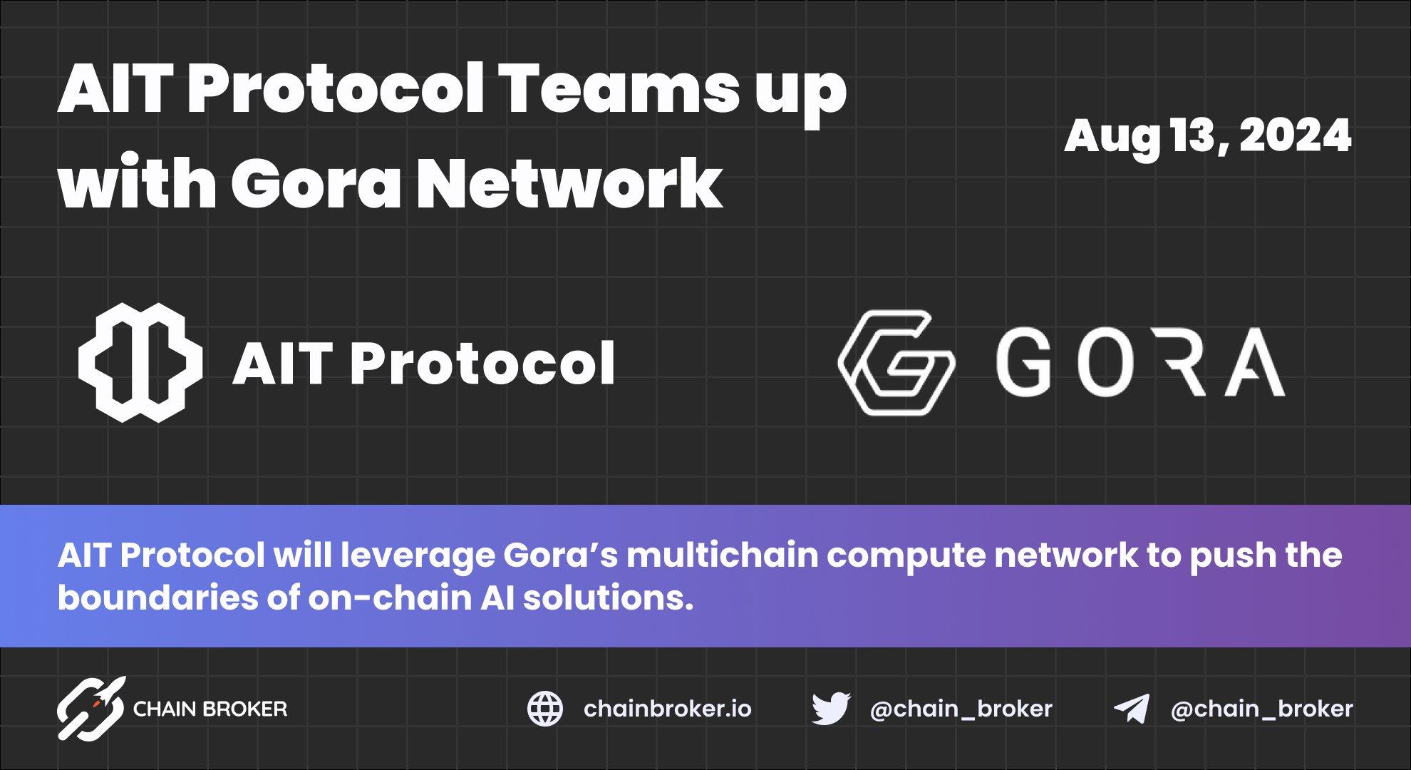 AIT Protocol and Gora Network Announce Partnership AIT Protocol and Gora Network Announce Partnership