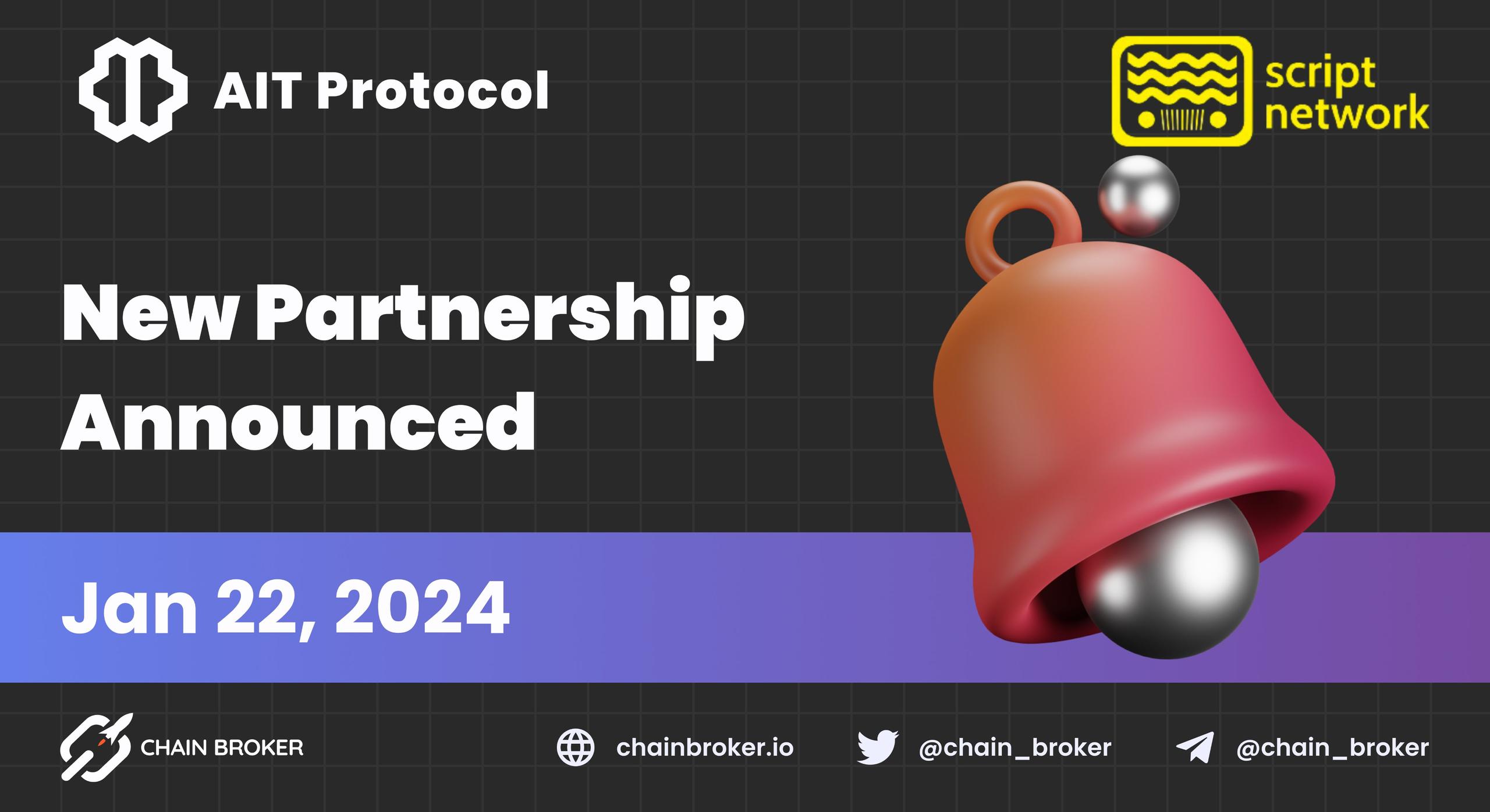 AIT Protocol and Script Protocol announce new partnership AIT Protocol and Script Protocol announce new partnership