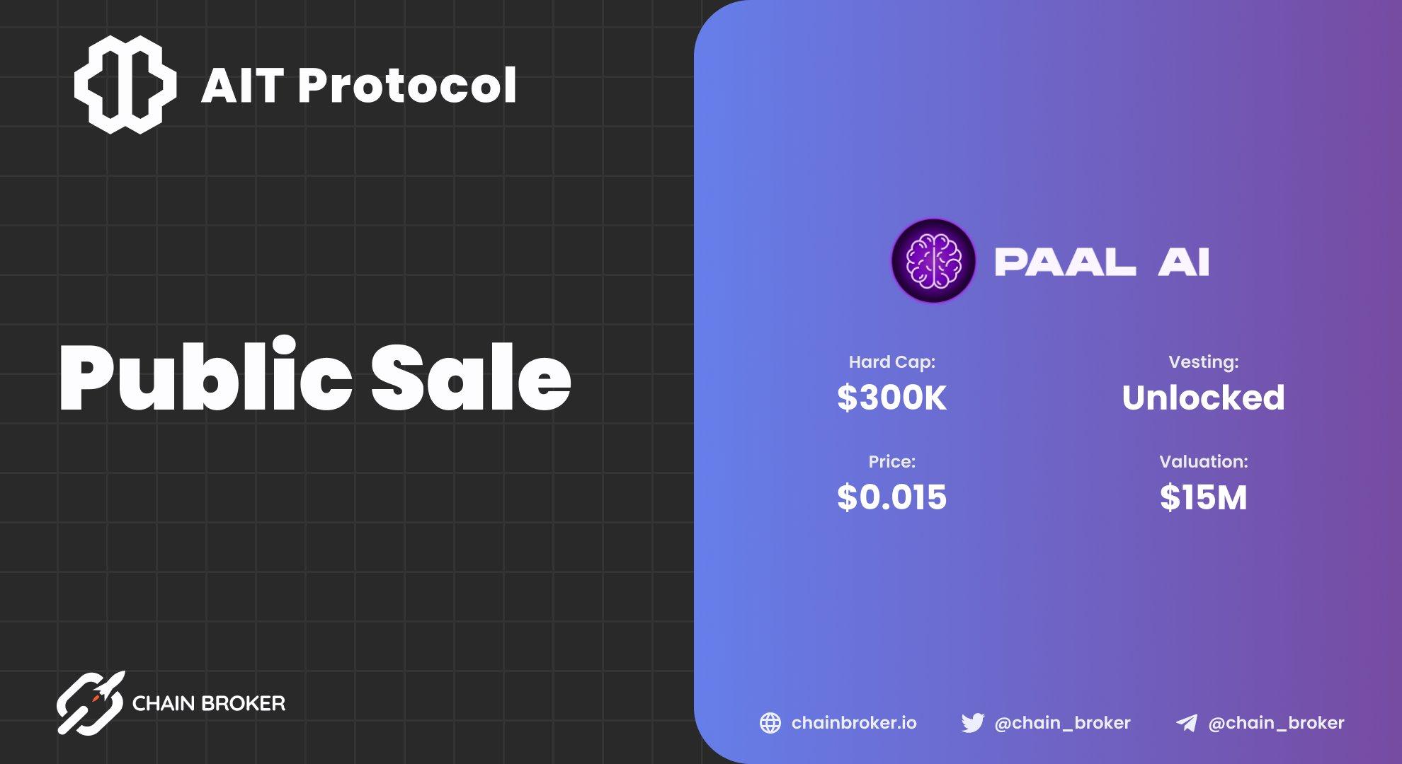 AIT Protocol public sale on PAAL details