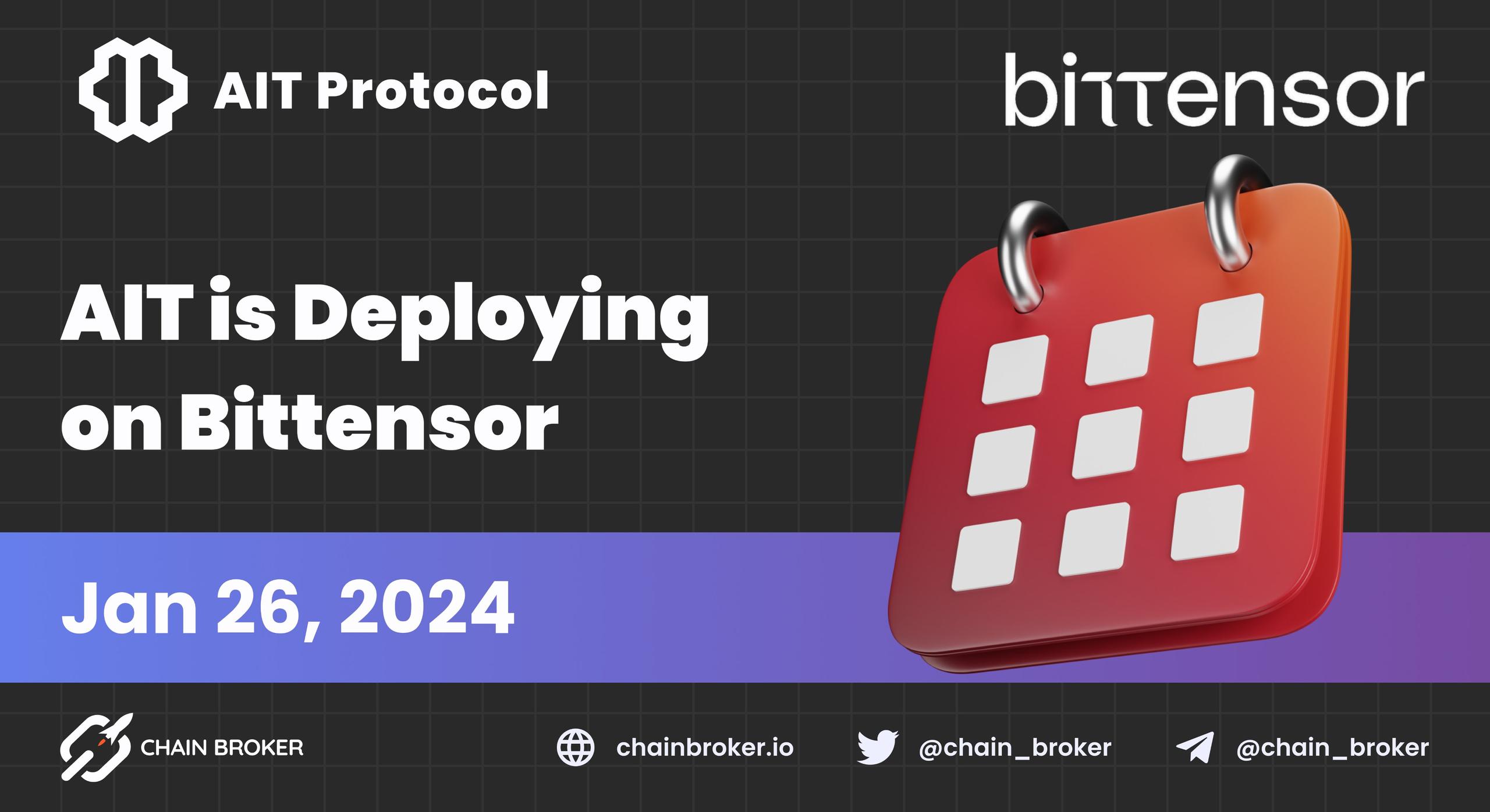 AIT Protocol is Deployed on Bittensor AIT Protocol is Deployed on Bittensor