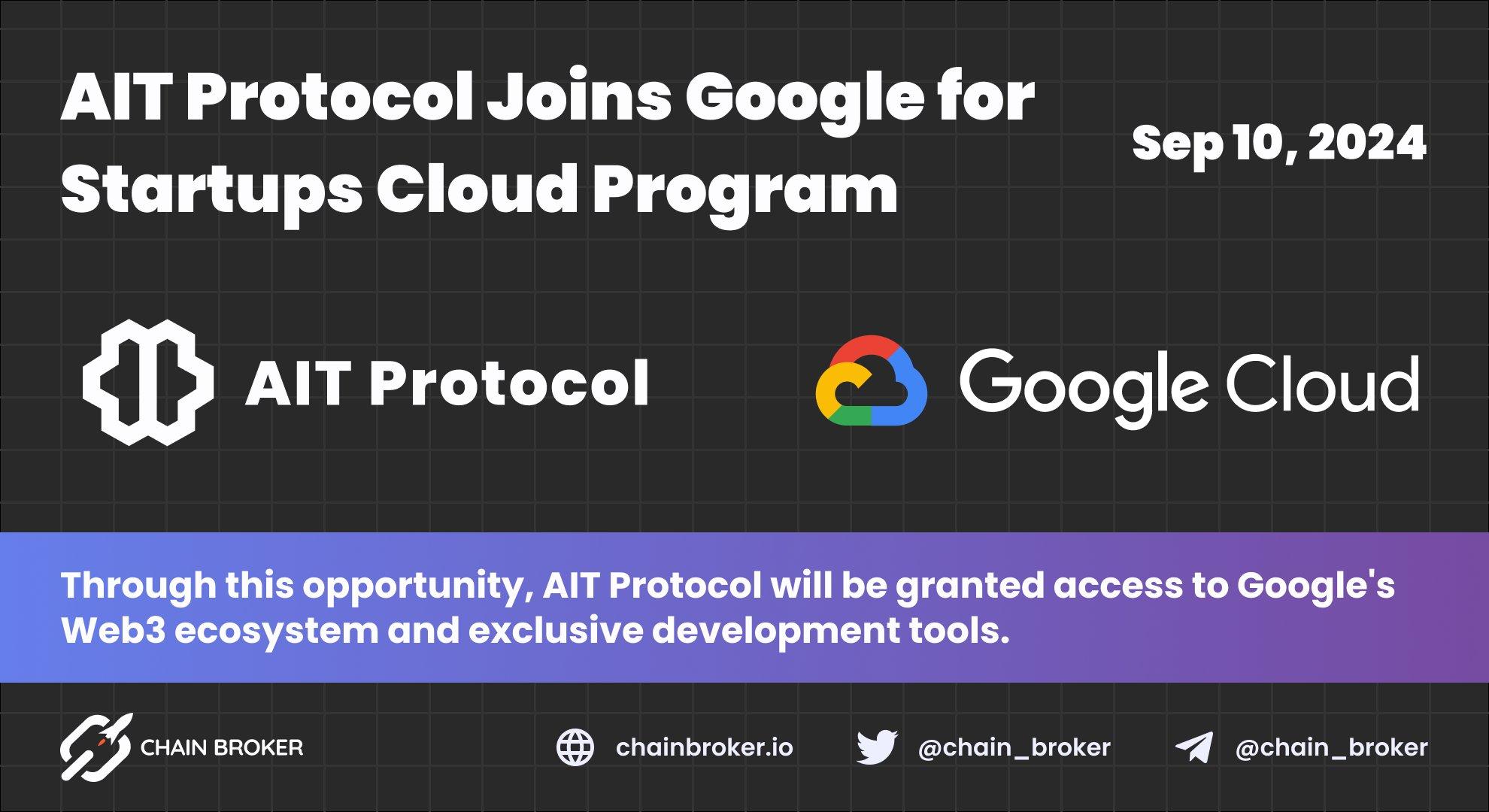 AIT Protocol Joins Google for Startups Cloud Program AIT Protocol Joins Google for Startups Cloud Program
