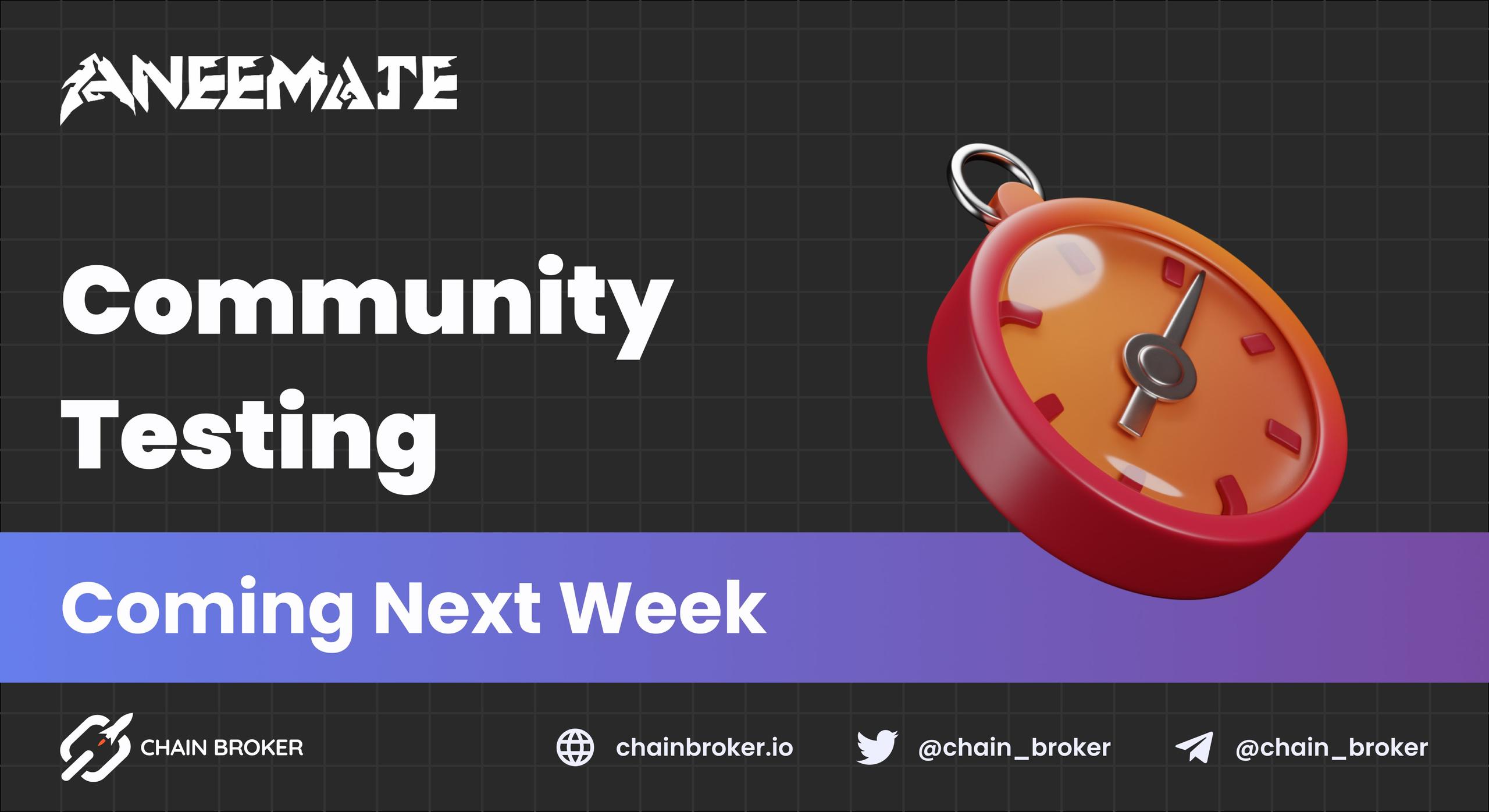 AneeMate Launches its First Community Testing AneeMate Launches its First Community Testing