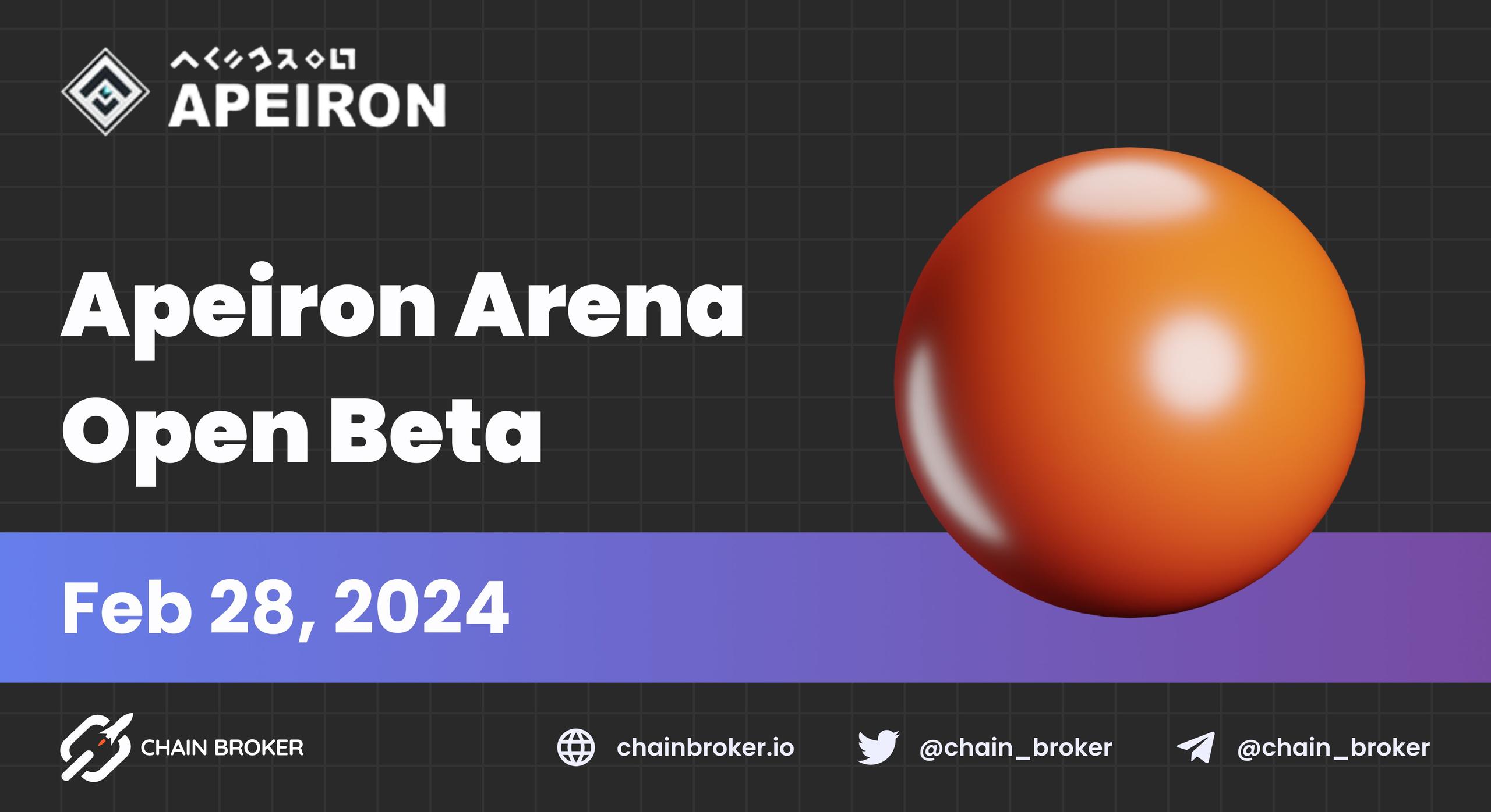 Apeiron Arena enters Open Beta