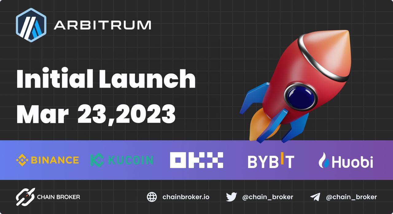 Arbitrum Initial Launch on Major Exchanges and Next Phase of Decentralization.