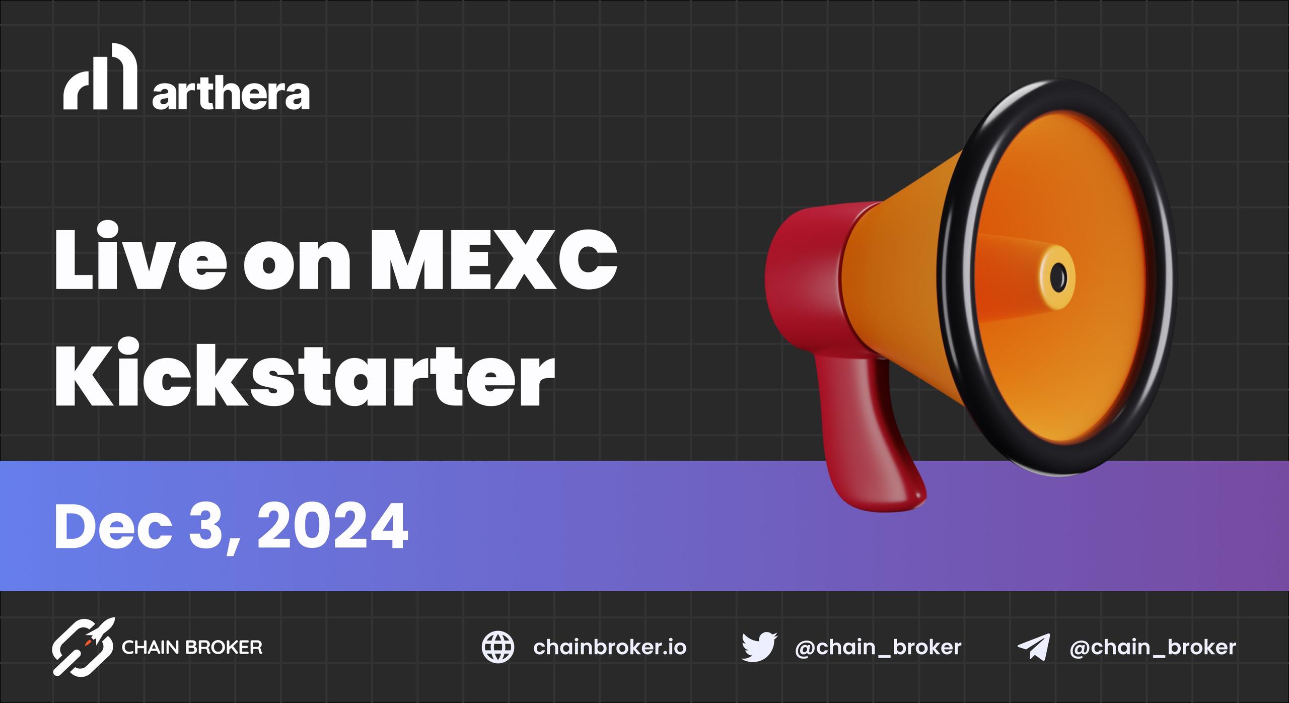 Arthera Participates in MEXC Kickstarter Arthera Participates in MEXC Kickstarter