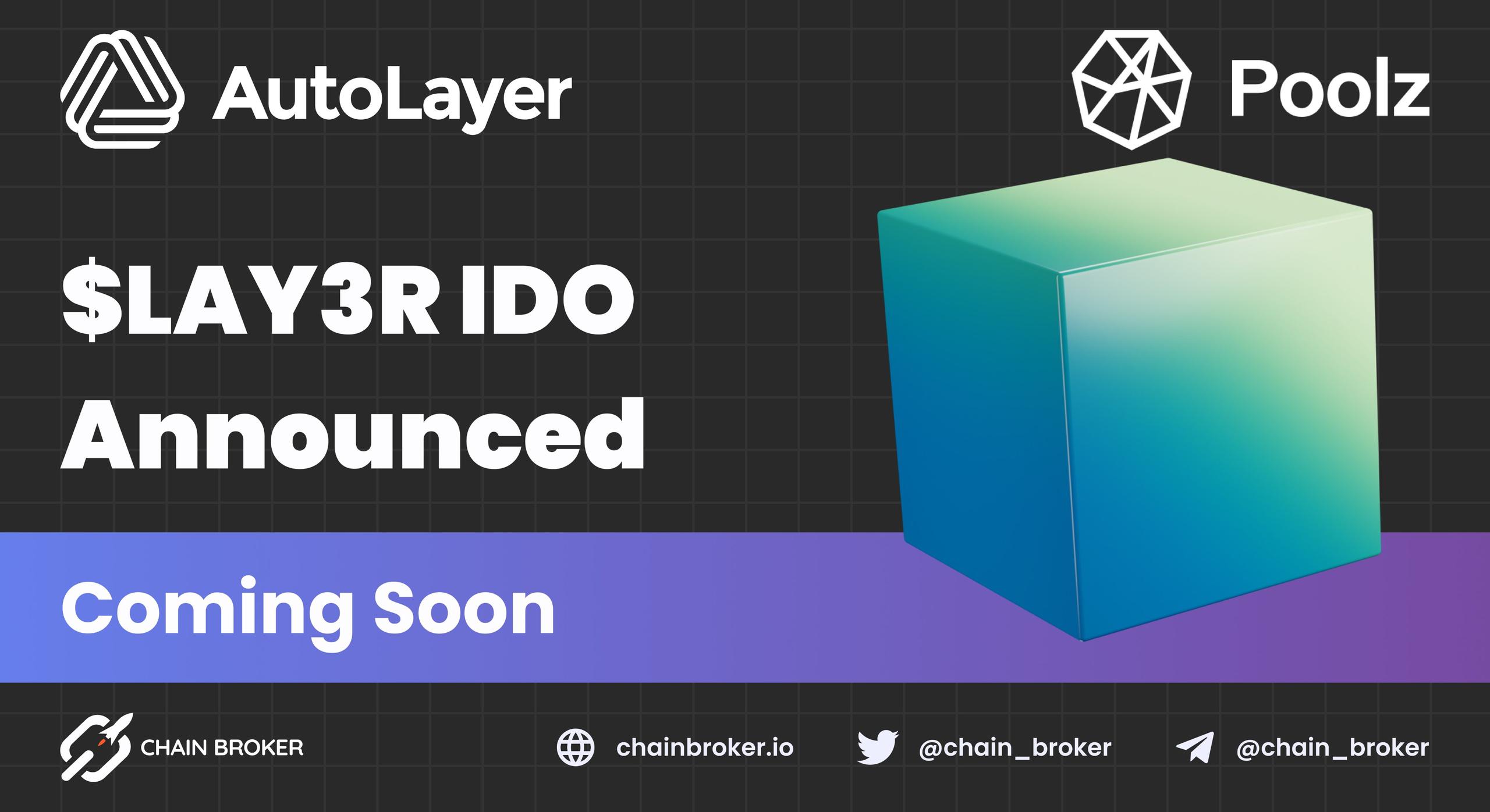 AutoLayer has announced its IDO on Poolz Finance AutoLayer has announced its IDO on Poolz Finance