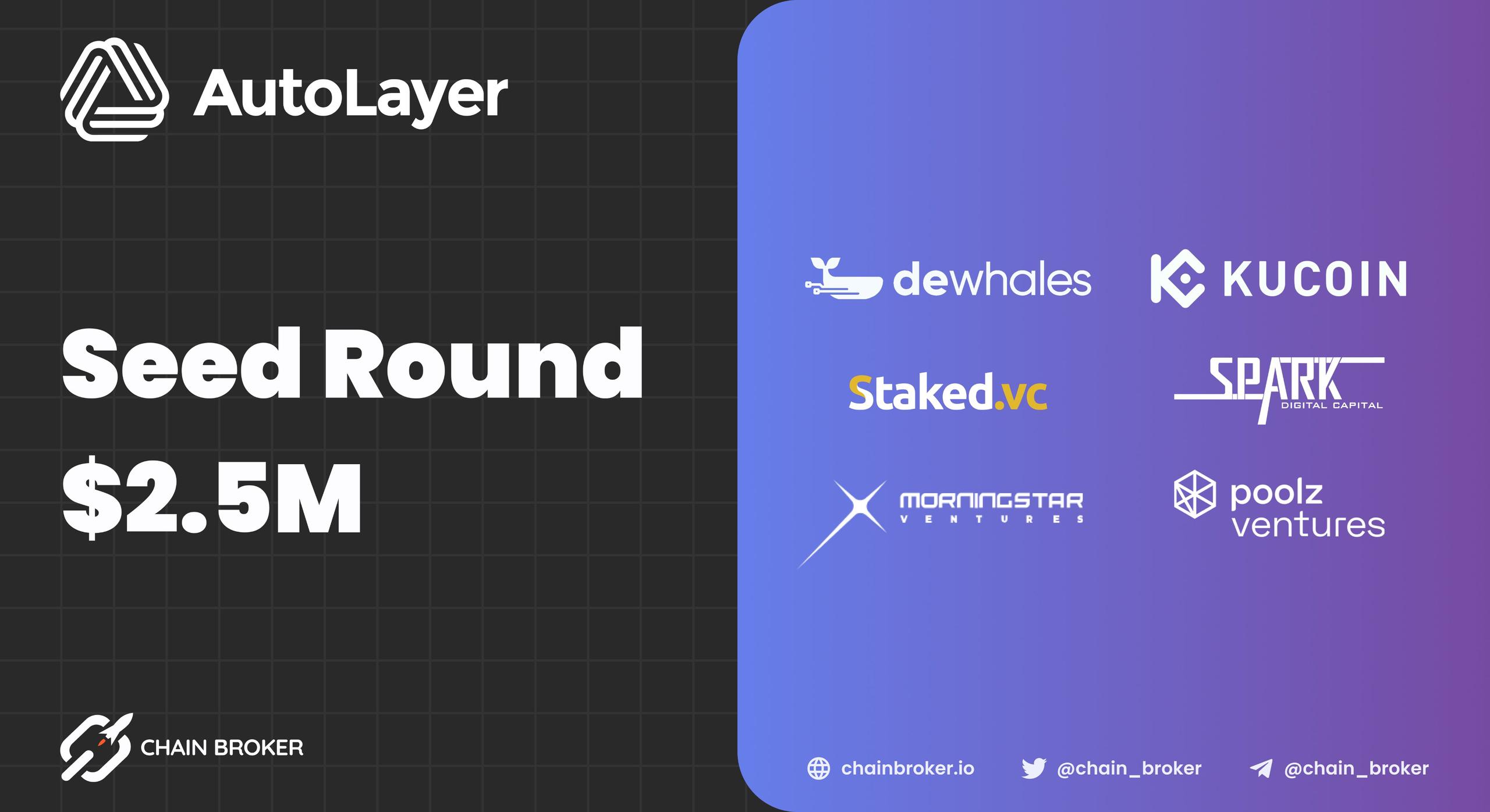 AutoLayer Secures $2.5M in a Seed Funding Round AutoLayer Secures $2.5M in a Seed Funding Round