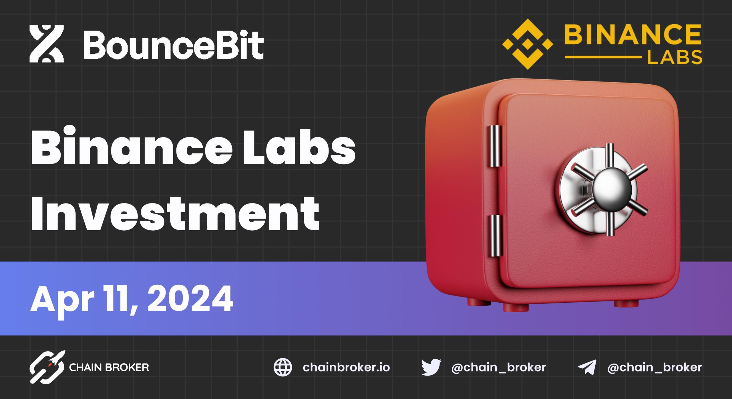 Binance Labs invests in BounceBit's restaking infrastructure