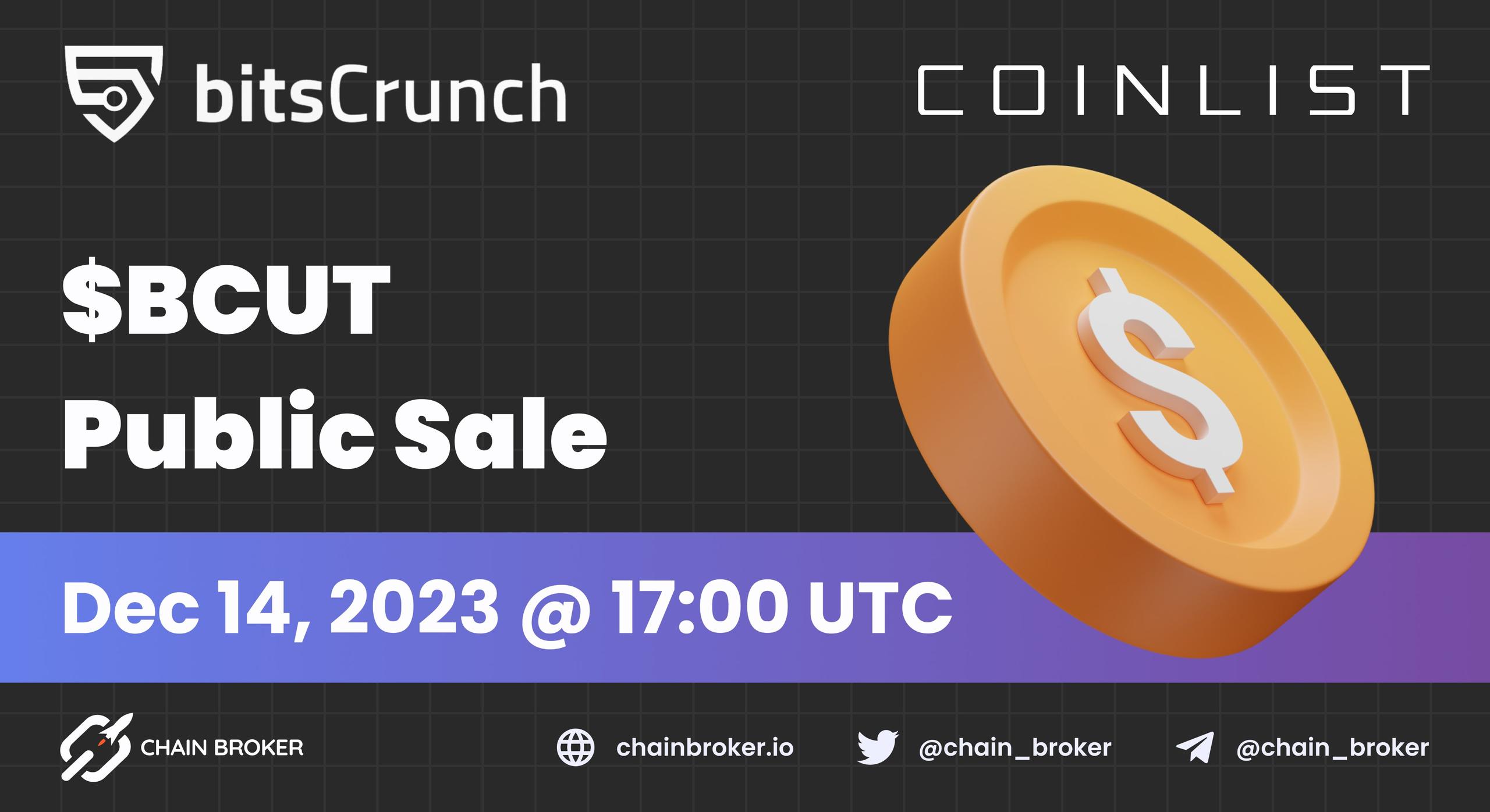 bitsCrunch launches a Public Sale on CoinList bitsCrunch launches a Public Sale on CoinList