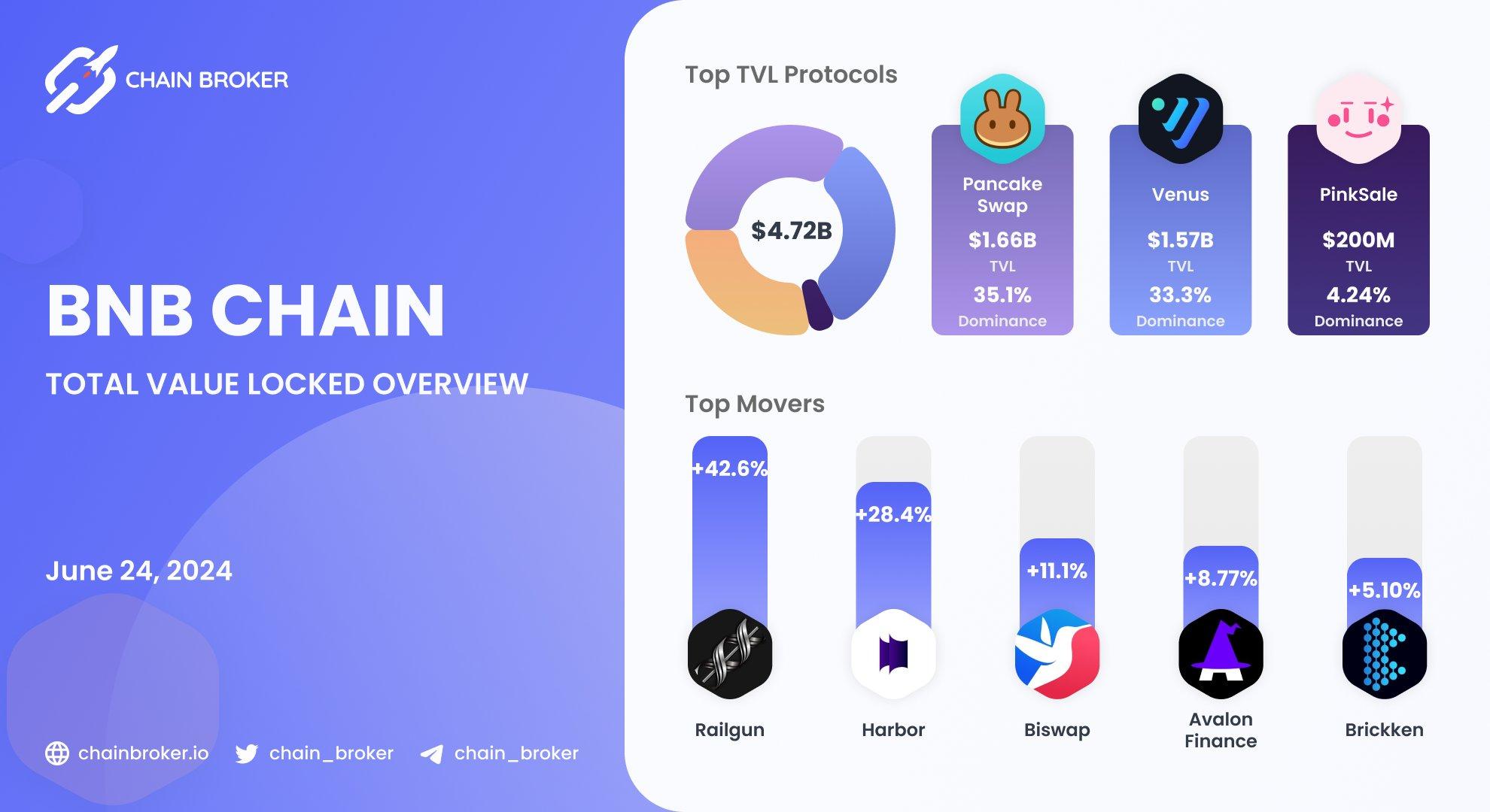 BNB Chain total value locked overview BNB Chain total value locked overview