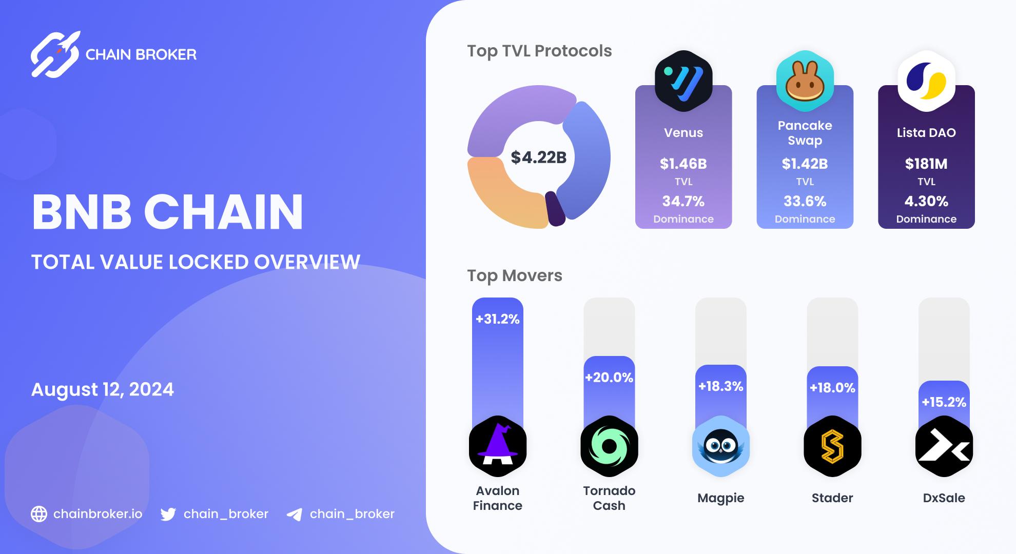 BNB Chain total value locked overview BNB Chain total value locked overview