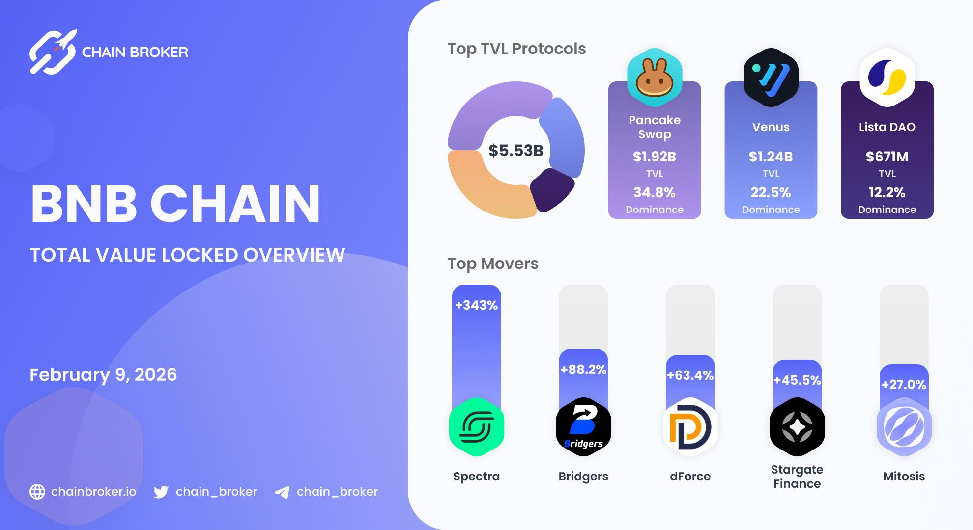 BNB Chain Total Value Locked overview BNB Chain Total Value Locked overview