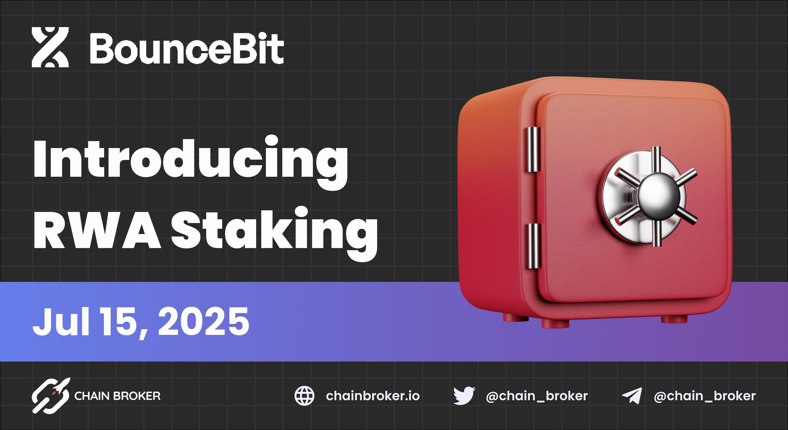 BounceBit Introduces Real-World Asset Staking BounceBit Introduces Real-World Asset Staking