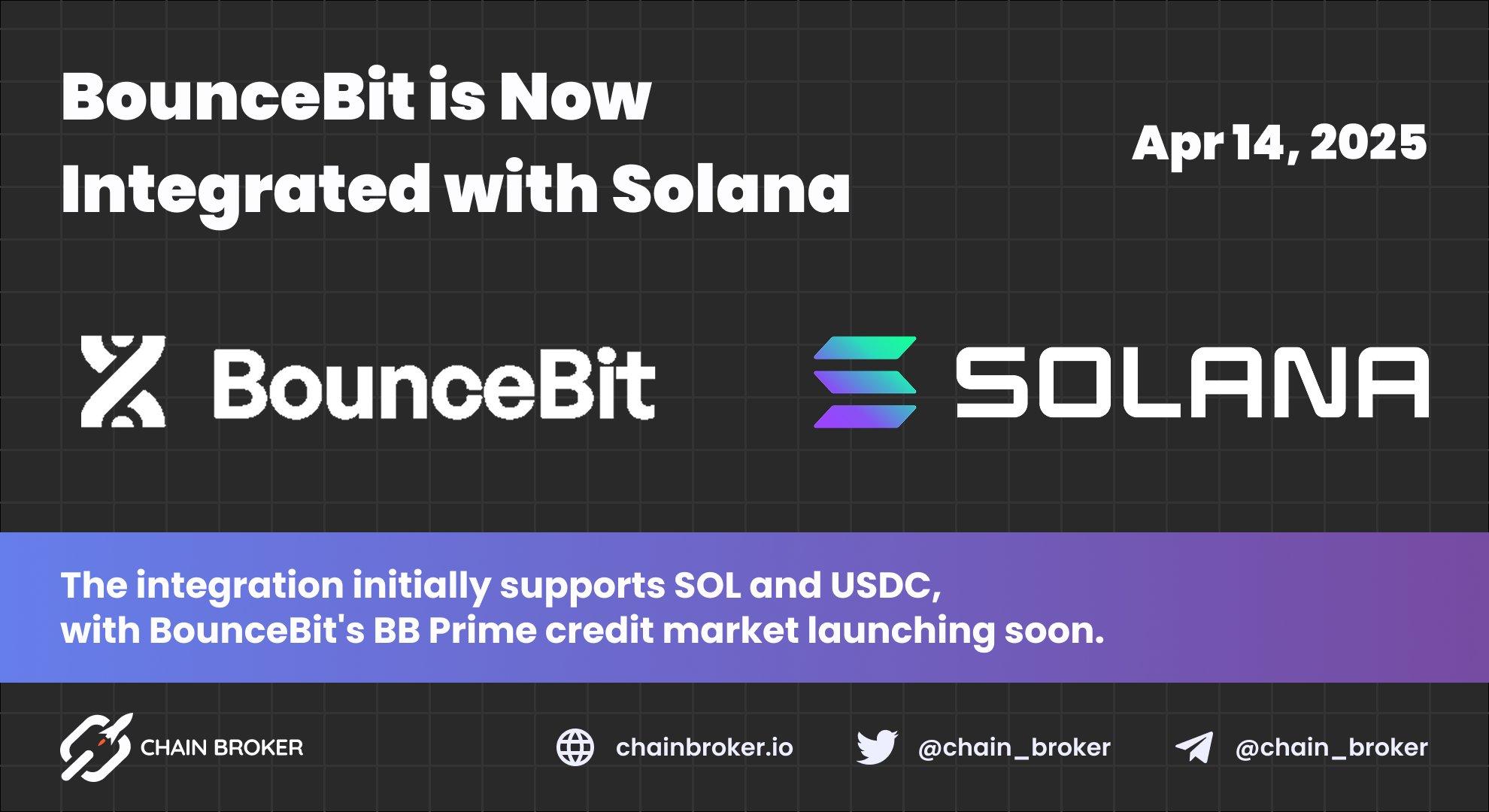 BounceBit is Now Integrated with Solana BounceBit is Now Integrated with Solana