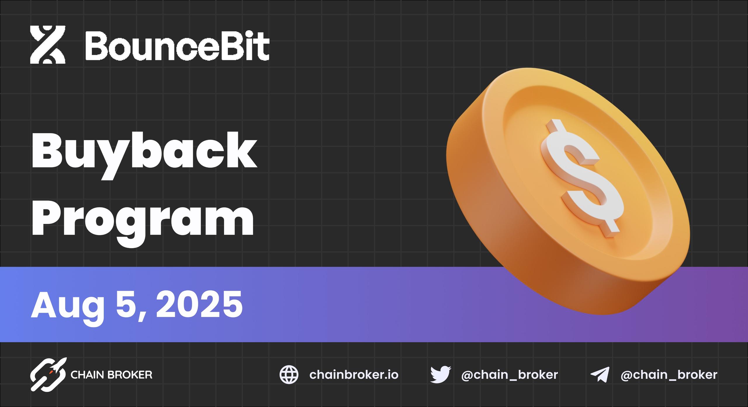 BounceBit Launches $BB Buyback Program BounceBit Launches $BB Buyback Program