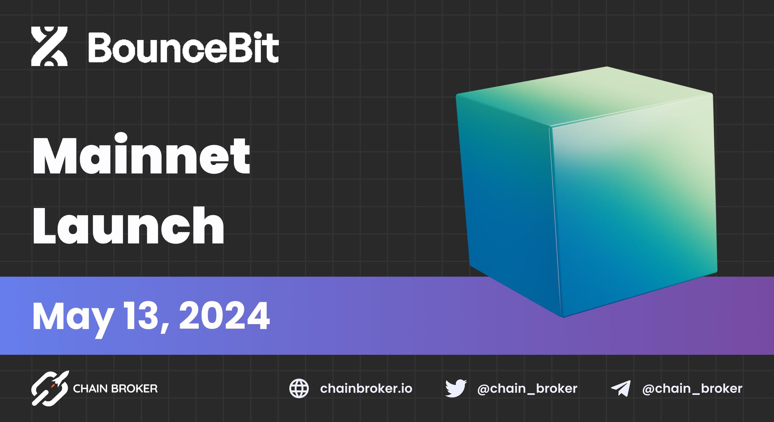 BounceBit Mainnet Launch Announced BounceBit Mainnet Launch Announced