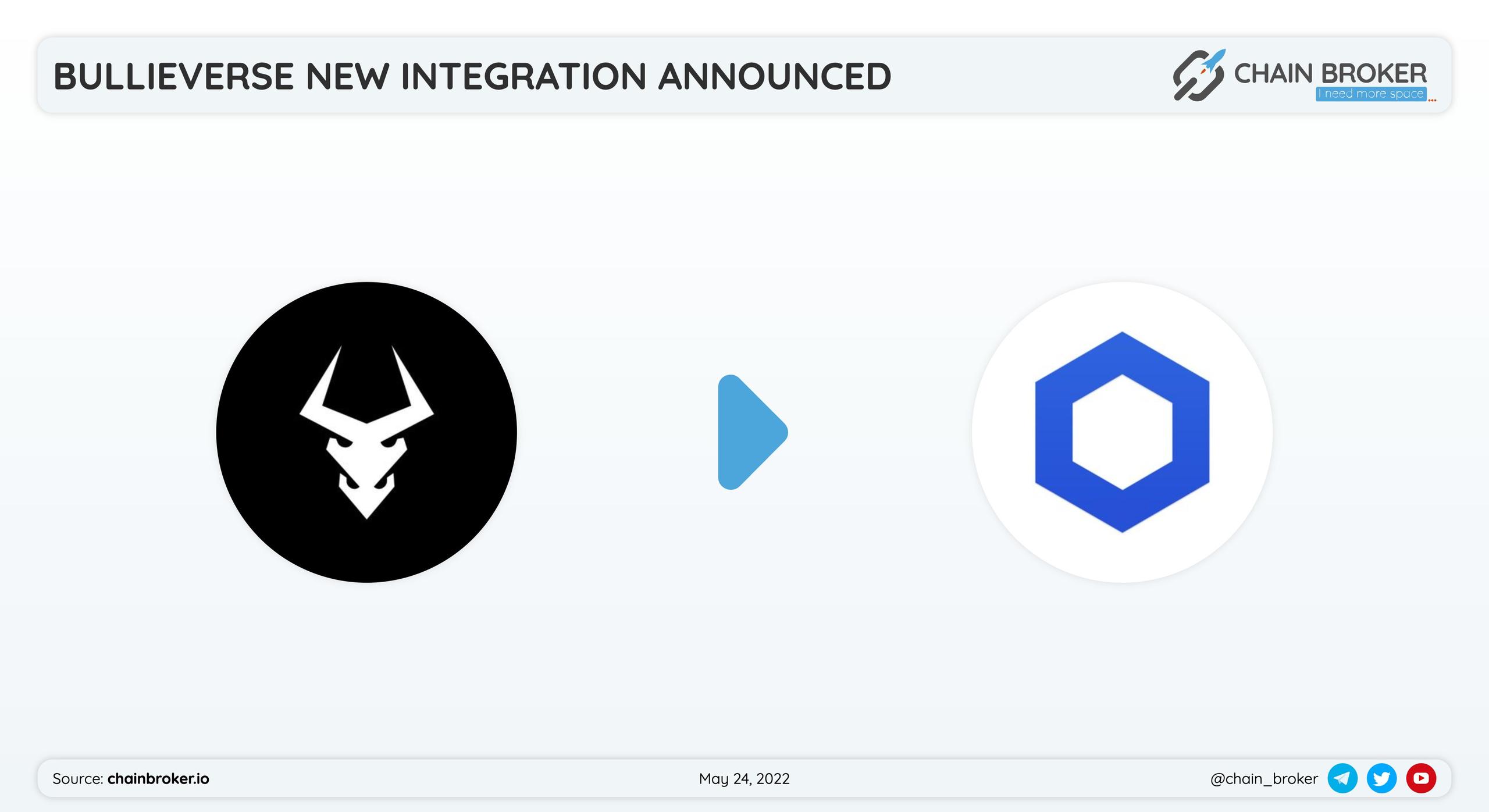 Bullieverse has partnered with Chainlink Bullieverse has partnered with Chainlink