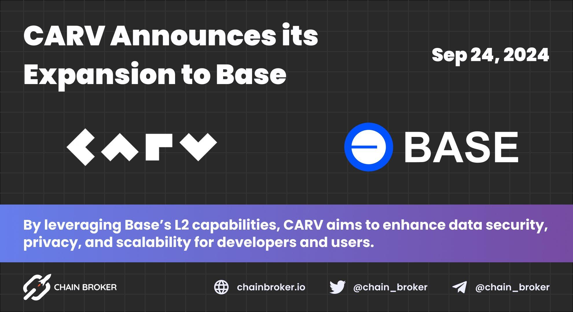 CARV Announces an Integration with Base CARV Announces an Integration with Base
