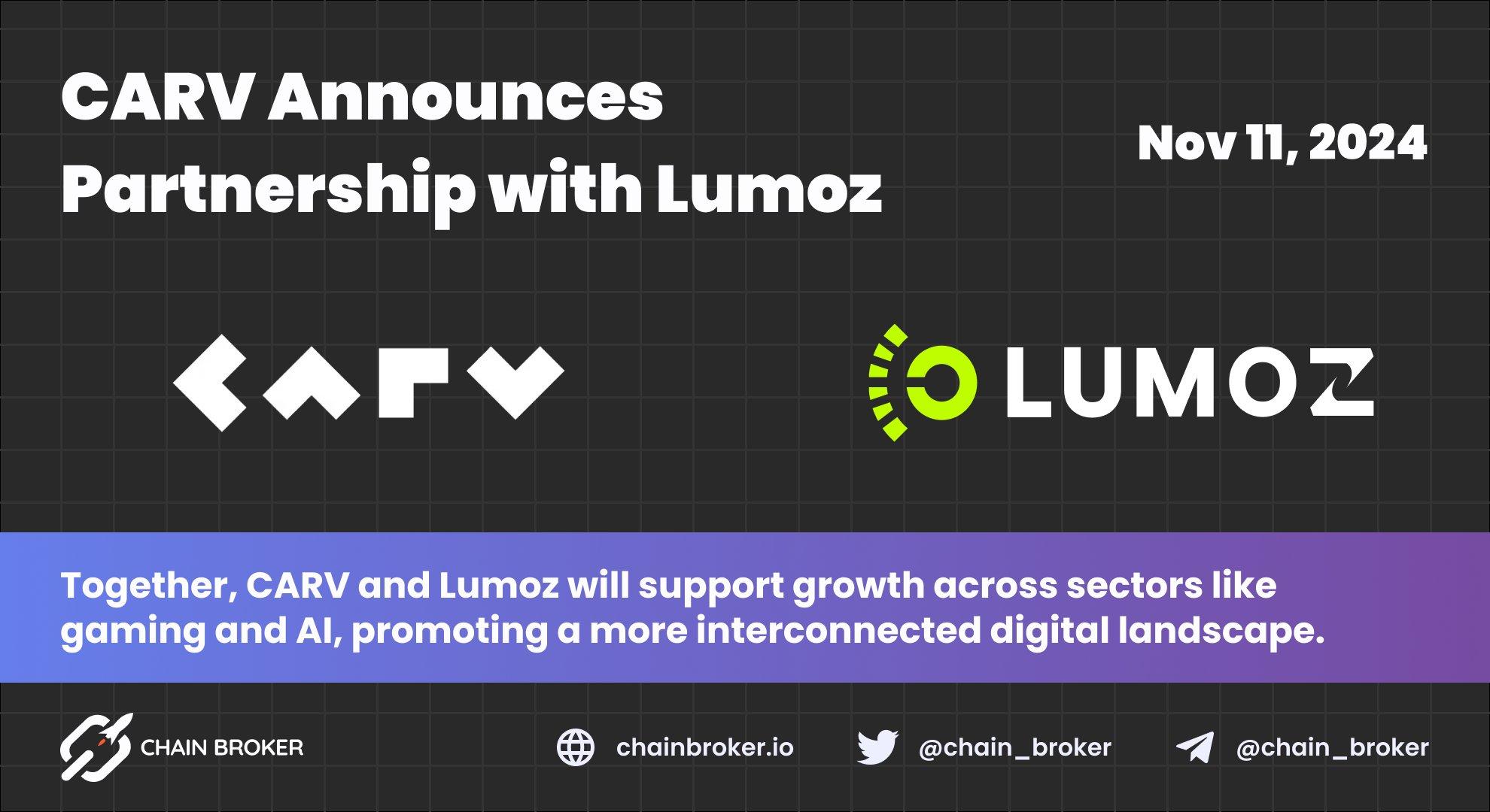 CARV Announces Partnership with Lumoz CARV Announces Partnership with Lumoz