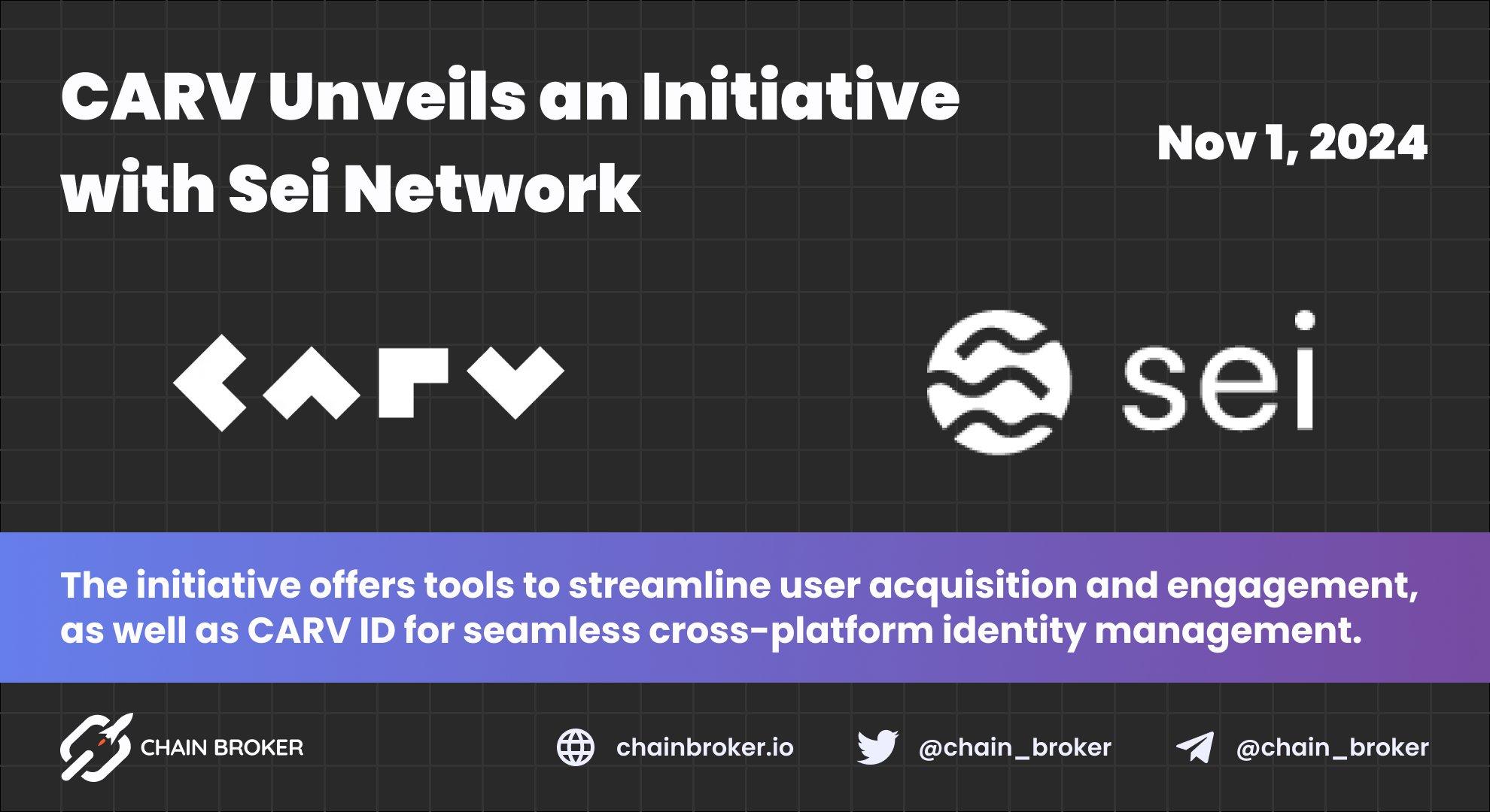 CARV Unveils an Initiative with Sei Network CARV Unveils an Initiative with Sei Network