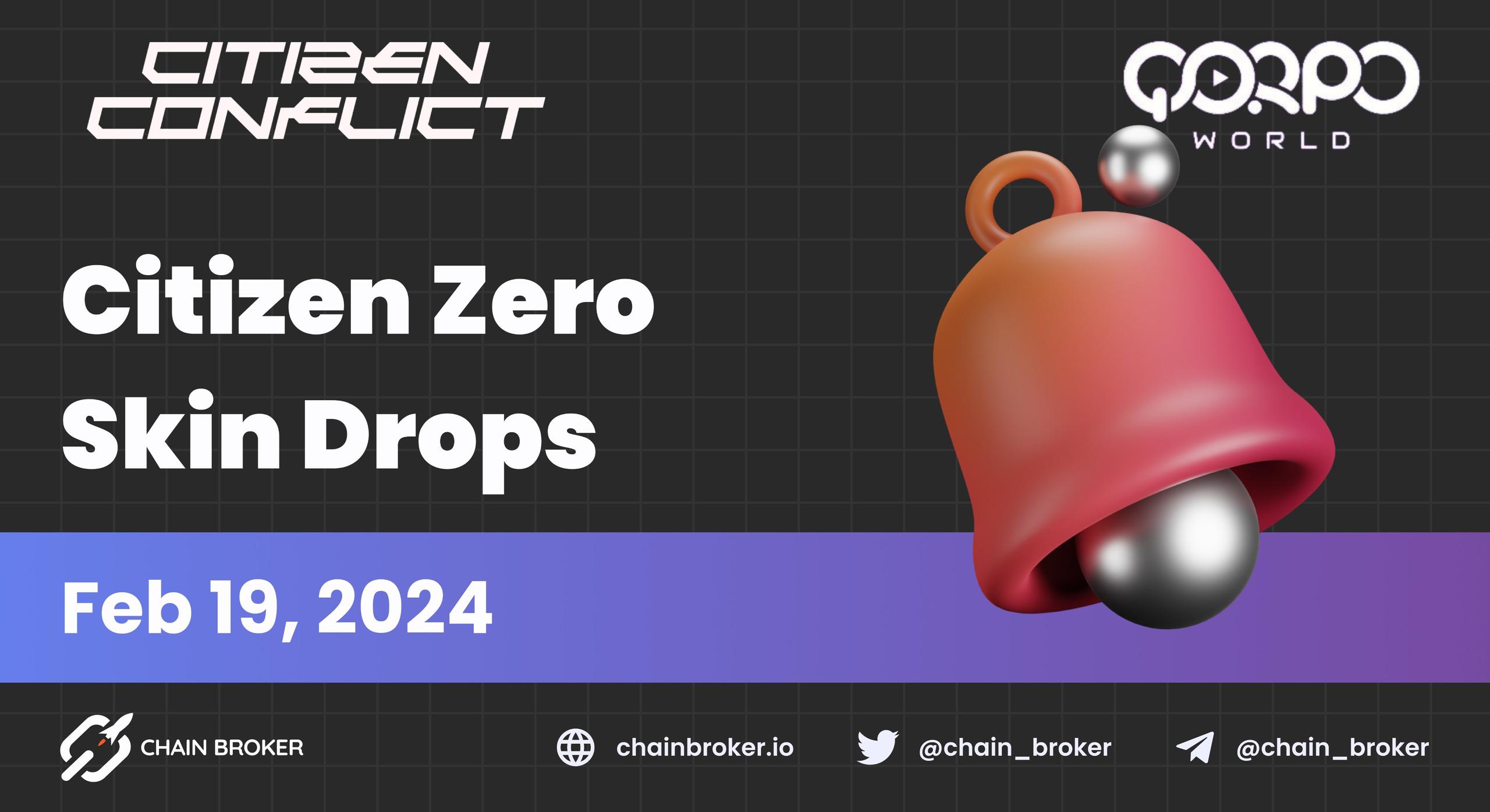 Citizen Conflict announces the Citizen Zero skin drops