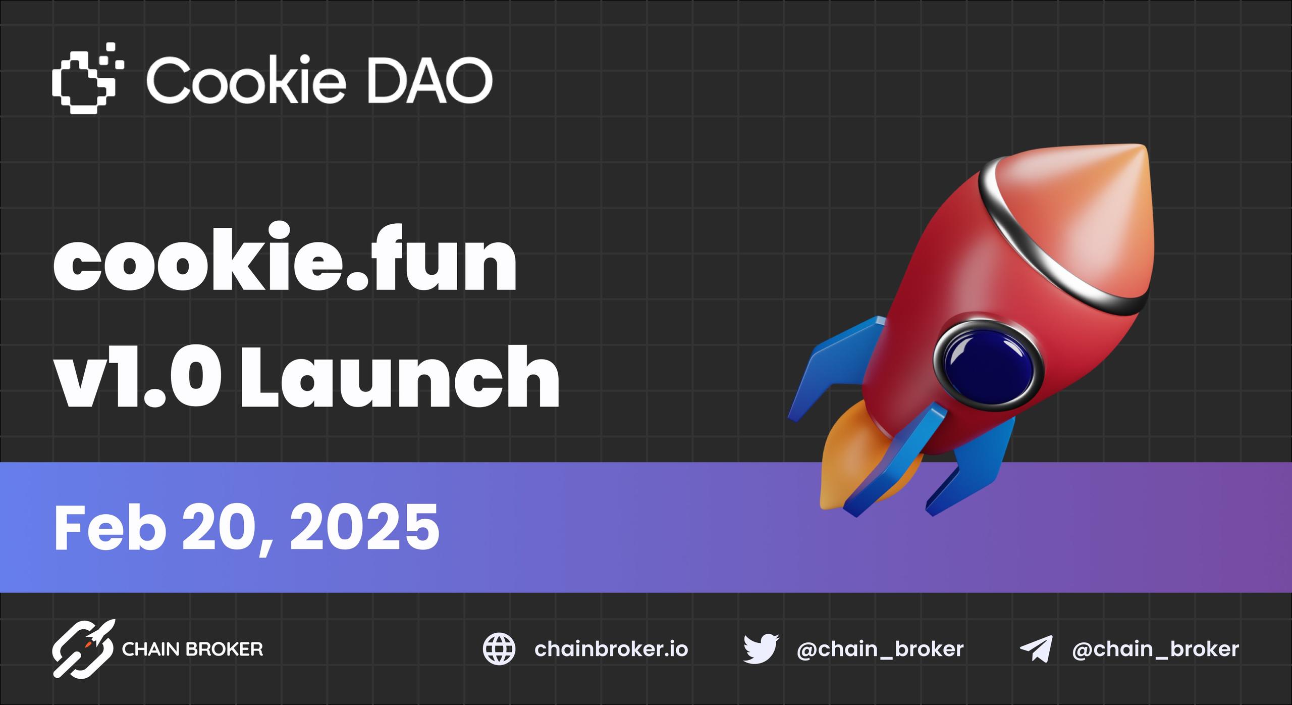 Cookie DAO Announces cookie.fun v1.0 Launch Cookie DAO Announces cookie.fun v1.0 Launch